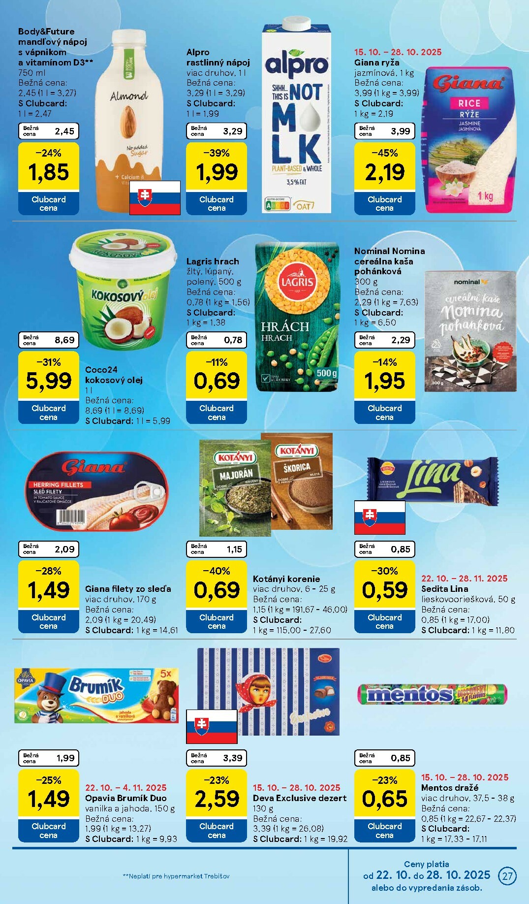 tesco - Leták Tesco platný od 22.10. do 28.10. - page: 27 tesco - Leták Tesco platný od 22.10. do 28.10. - page: 27