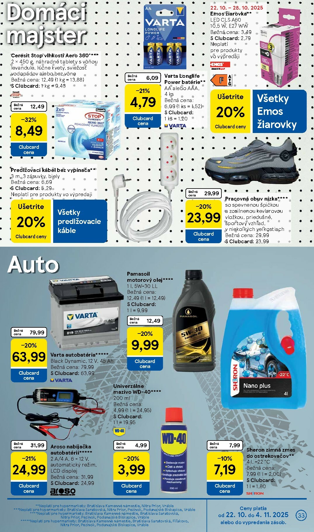 tesco - Leták Tesco platný od 22.10. do 28.10. - page: 33 tesco - Leták Tesco platný od 22.10. do 28.10. - page: 33