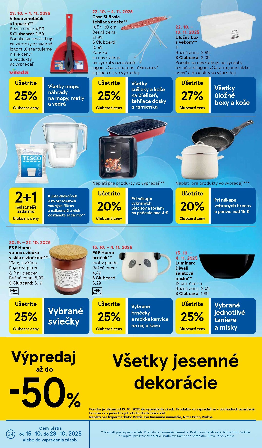 tesco - Leták Tesco platný od 22.10. do 28.10. - page: 34 tesco - Leták Tesco platný od 22.10. do 28.10. - page: 34