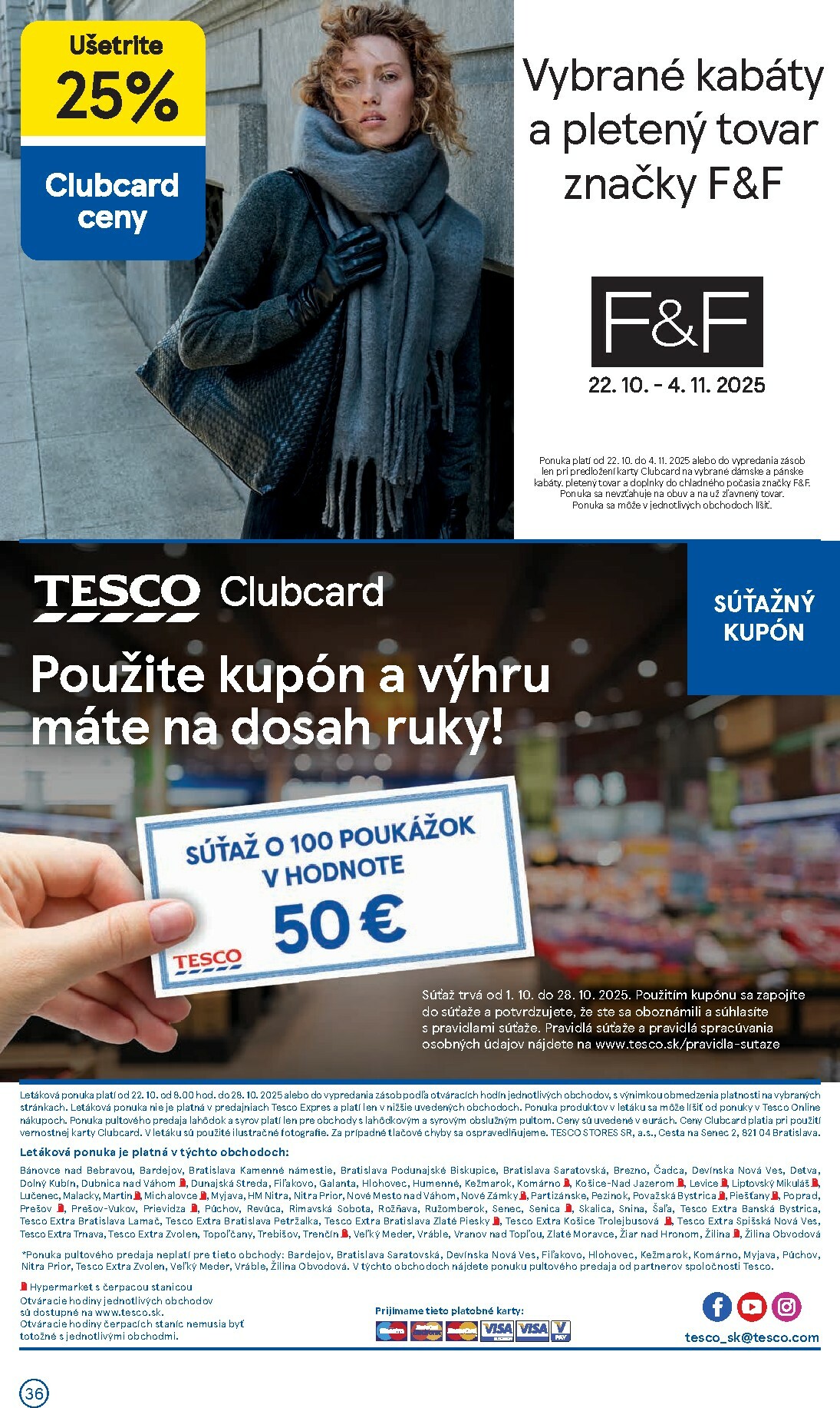 tesco - Leták Tesco platný od 22.10. do 28.10. - page: 36 tesco - Leták Tesco platný od 22.10. do 28.10. - page: 36