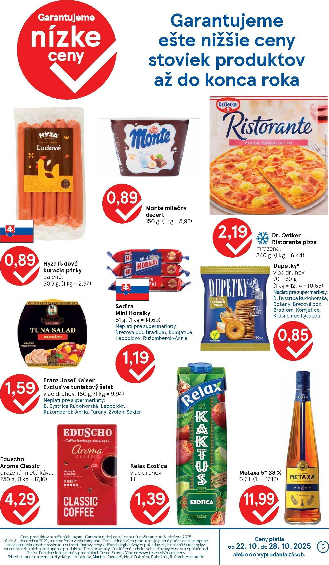 tesco - Leták Tesco supermarket platný od 22.10. do 28.10. - page: 5