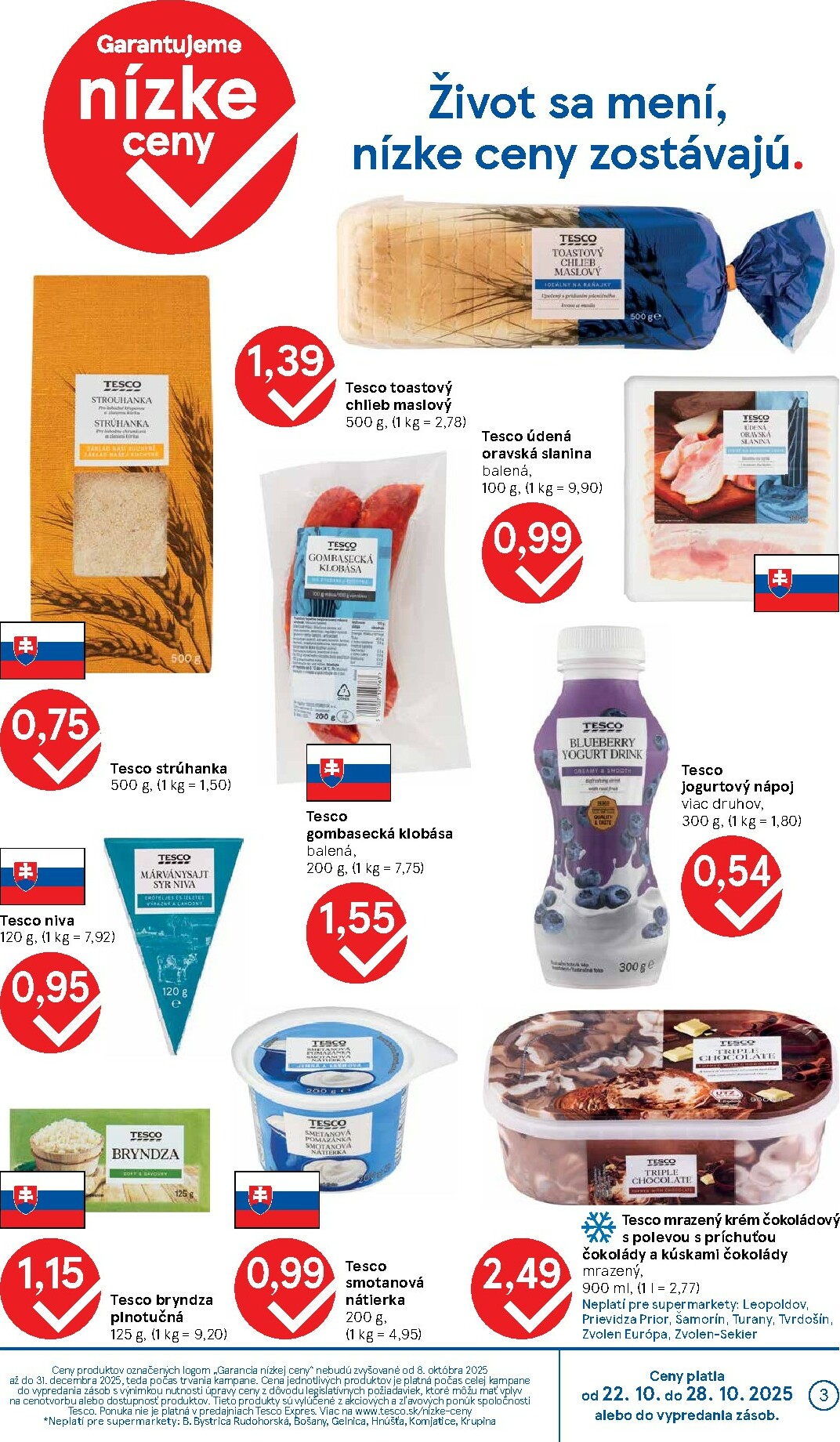 tesco - Leták Tesco supermarket platný od 22.10. do 28.10. - page: 3