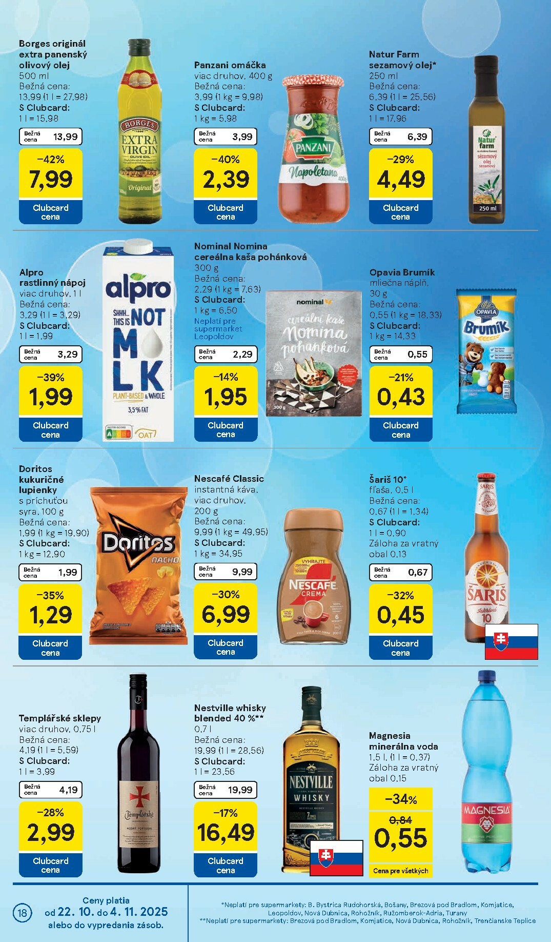 tesco - Leták Tesco supermarket platný od 22.10. do 28.10. - page: 18