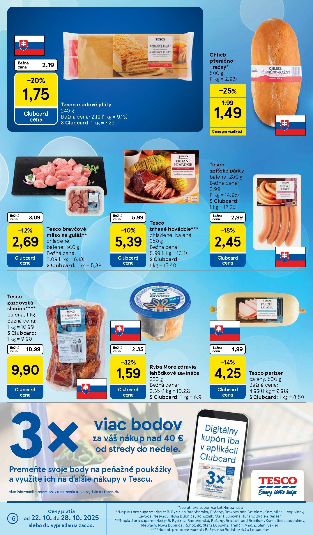 tesco - Leták Tesco supermarket platný od 22.10. do 28.10. - page: 16