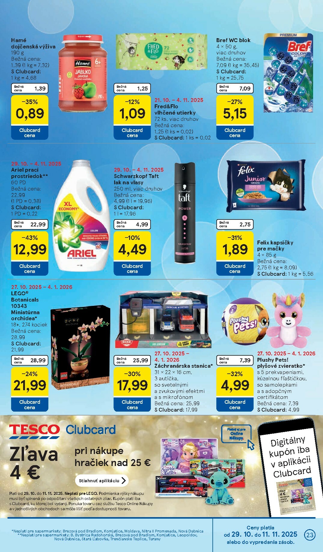 tesco - Leták Tesco supermarket platný od 29.10. do 04.11. - page: 23
