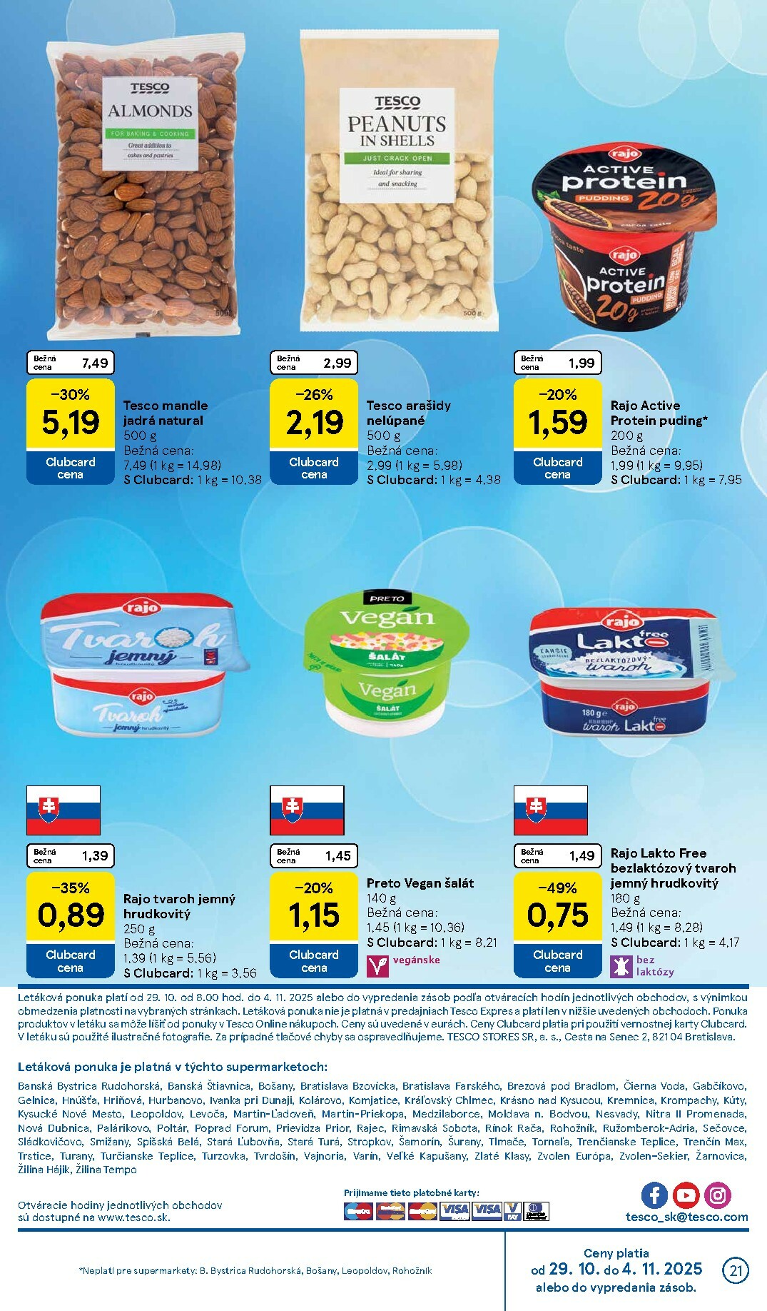 tesco - Leták Tesco supermarket platný od 29.10. do 04.11. - page: 21