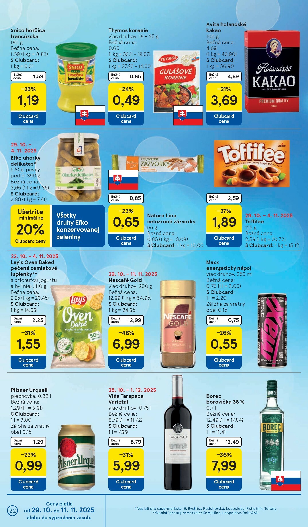 tesco - Leták Tesco supermarket platný od 29.10. do 04.11. - page: 22