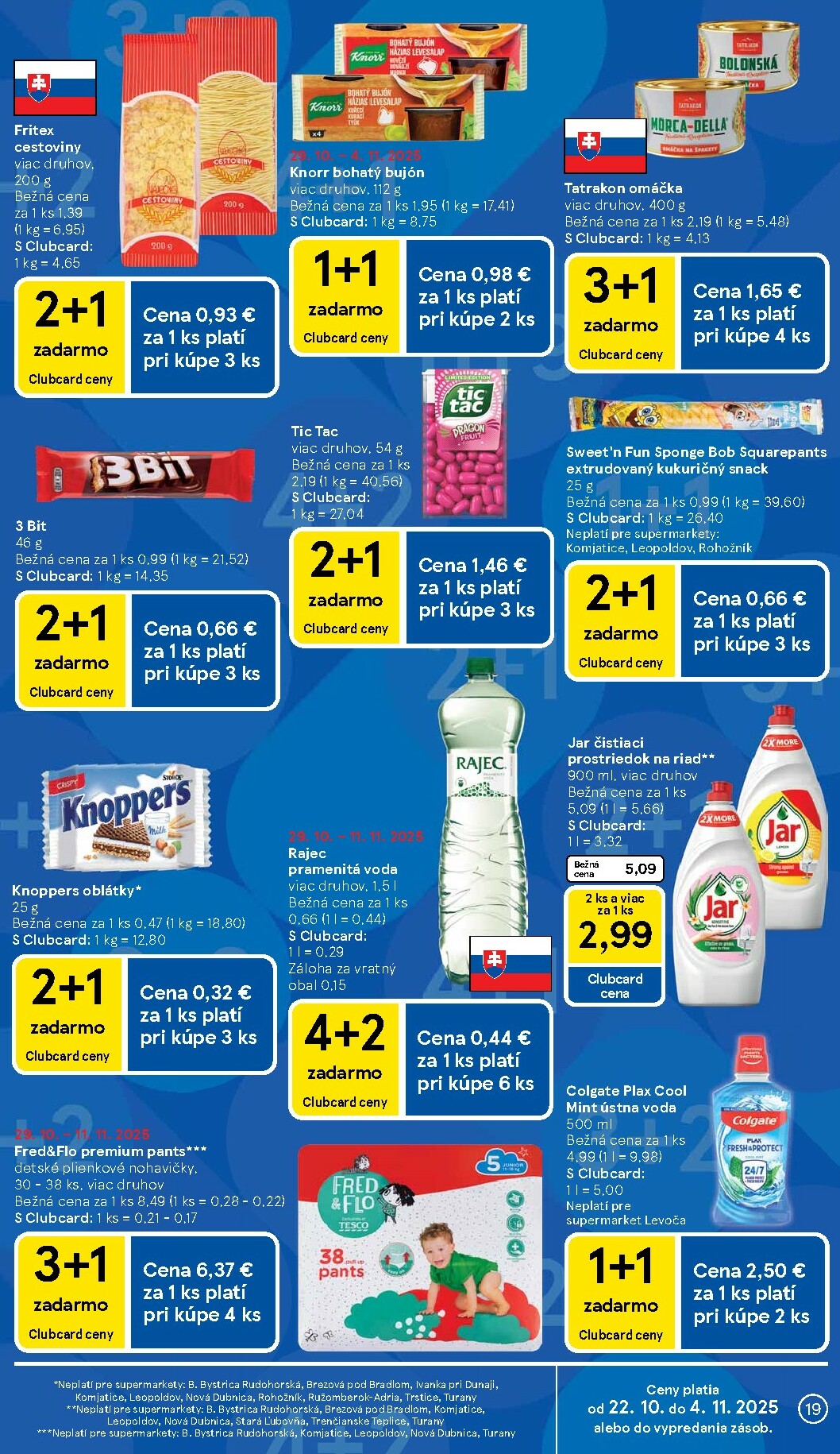 tesco - Leták Tesco supermarket platný od 29.10. do 04.11. - page: 19
