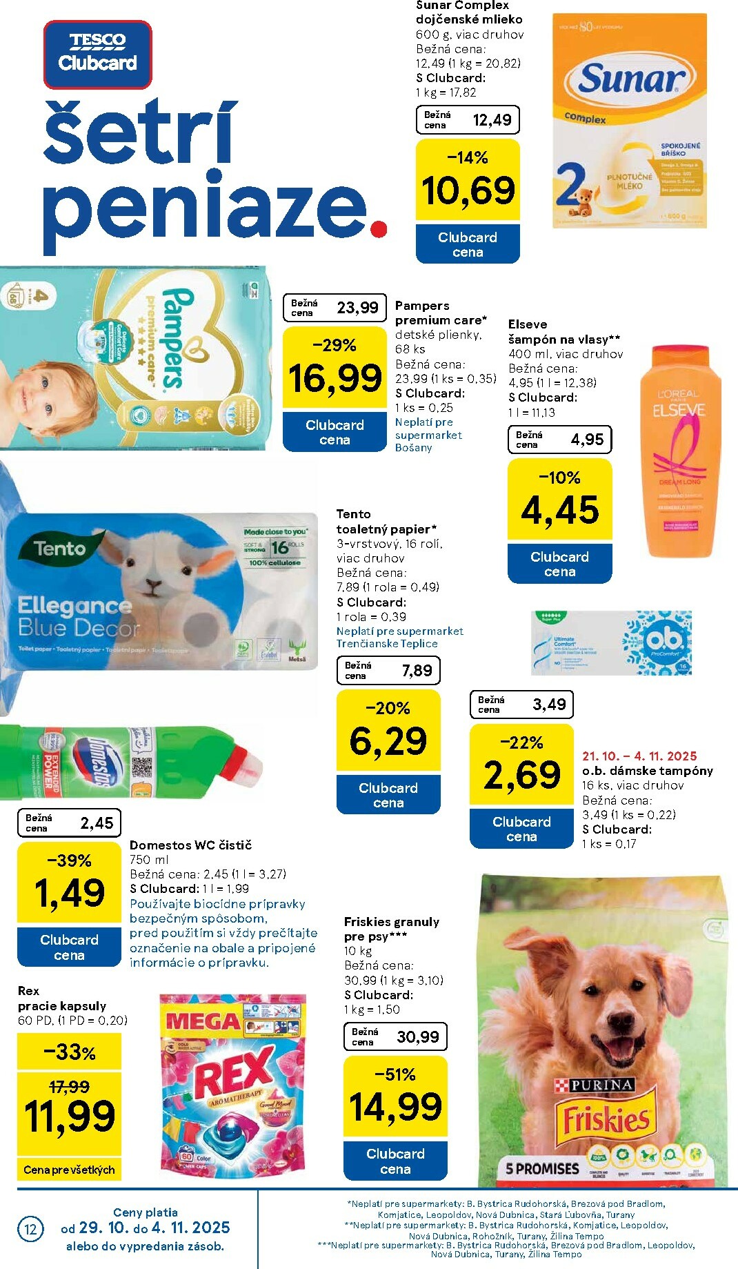tesco - Leták Tesco supermarket platný od 29.10. do 04.11. - page: 12