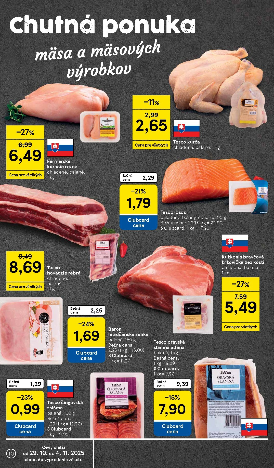 tesco - Leták Tesco supermarket platný od 29.10. do 04.11. - page: 10