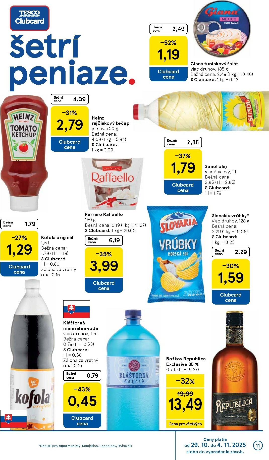 tesco - Leták Tesco supermarket platný od 29.10. do 04.11. - page: 11