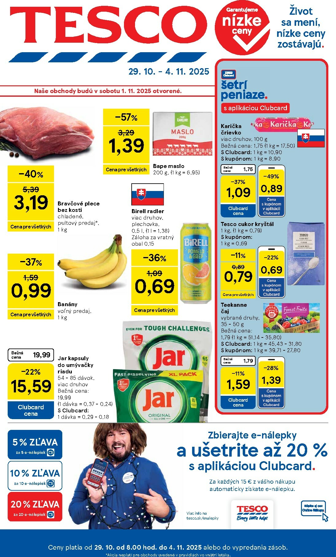 tesco - Leták Tesco platný od 29.10. do 04.11.