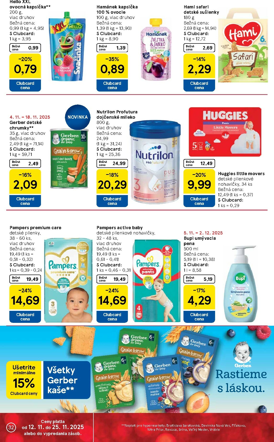 tesco - Leták Tesco platný od 12.11. do 18.11. - page: 32