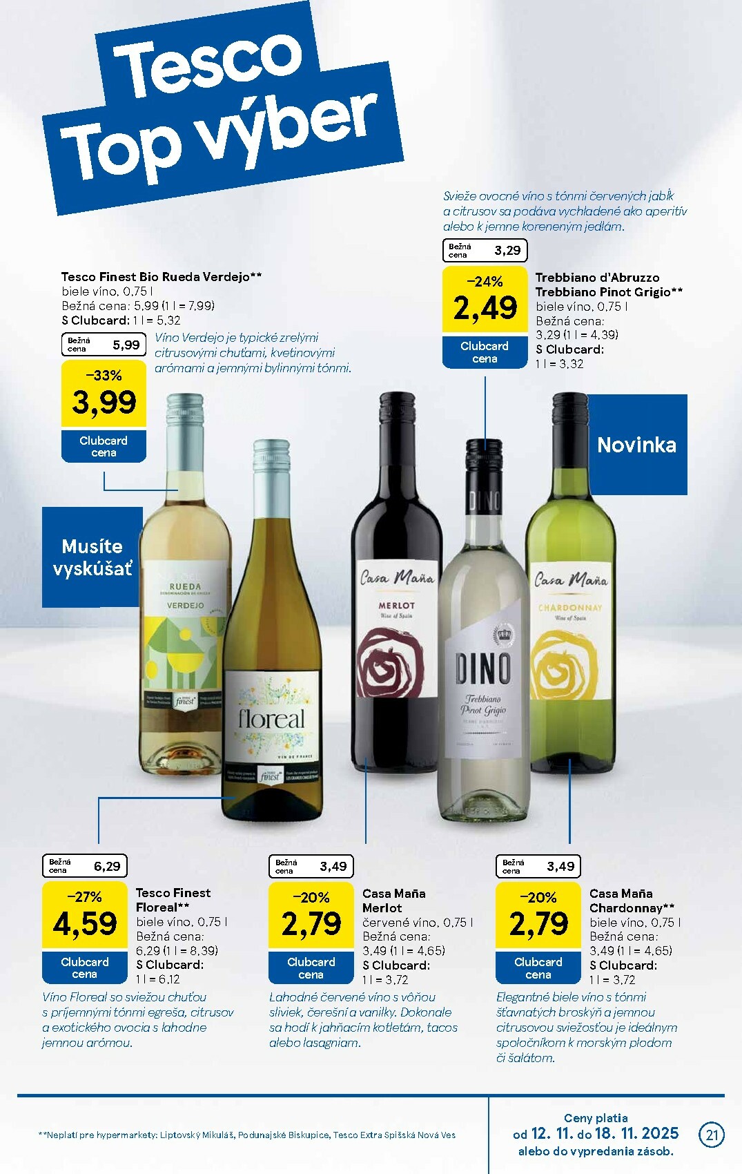 tesco - Leták Tesco platný od 12.11. do 18.11. - page: 21