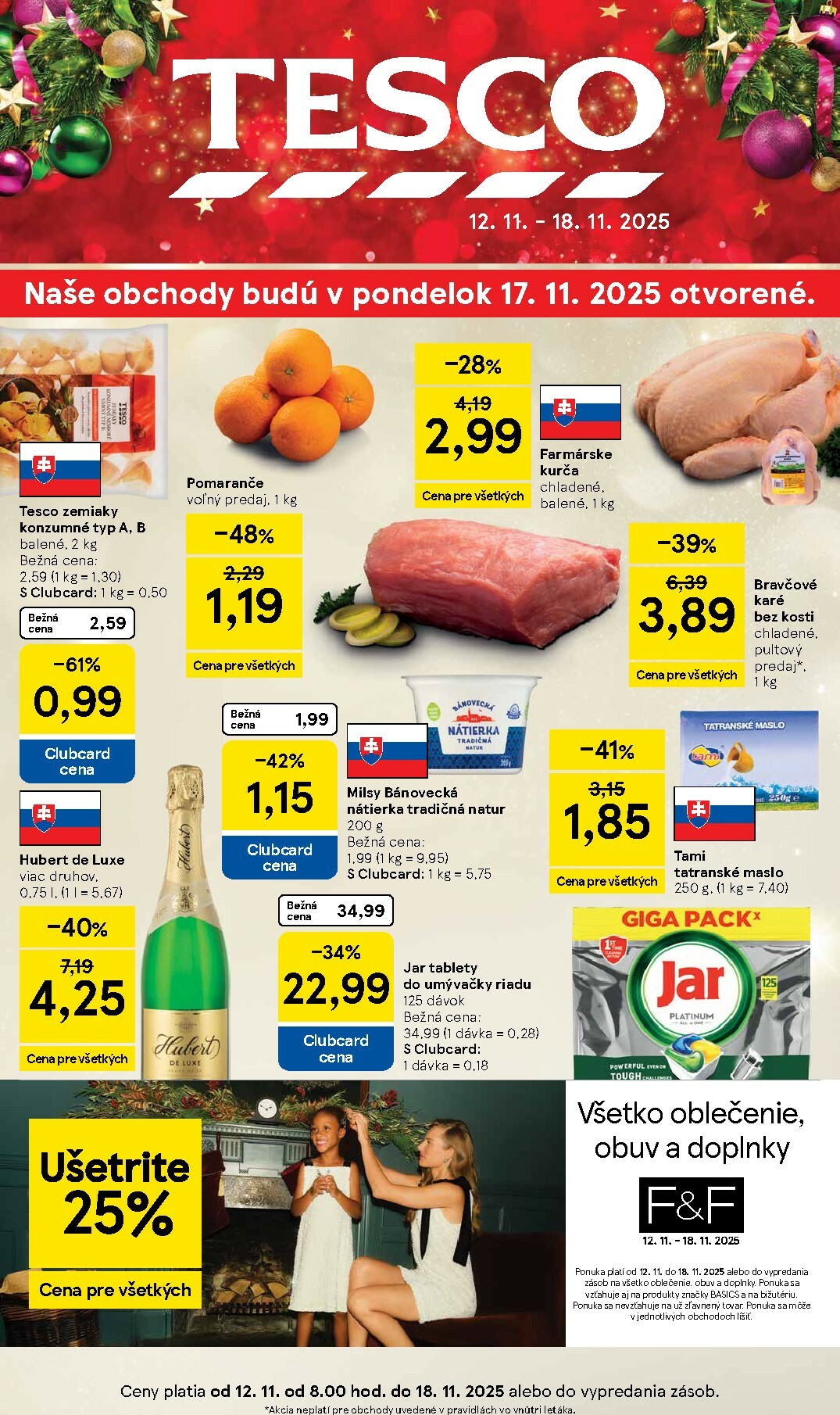 tesco - Leták Tesco platný od 12.11. do 18.11.