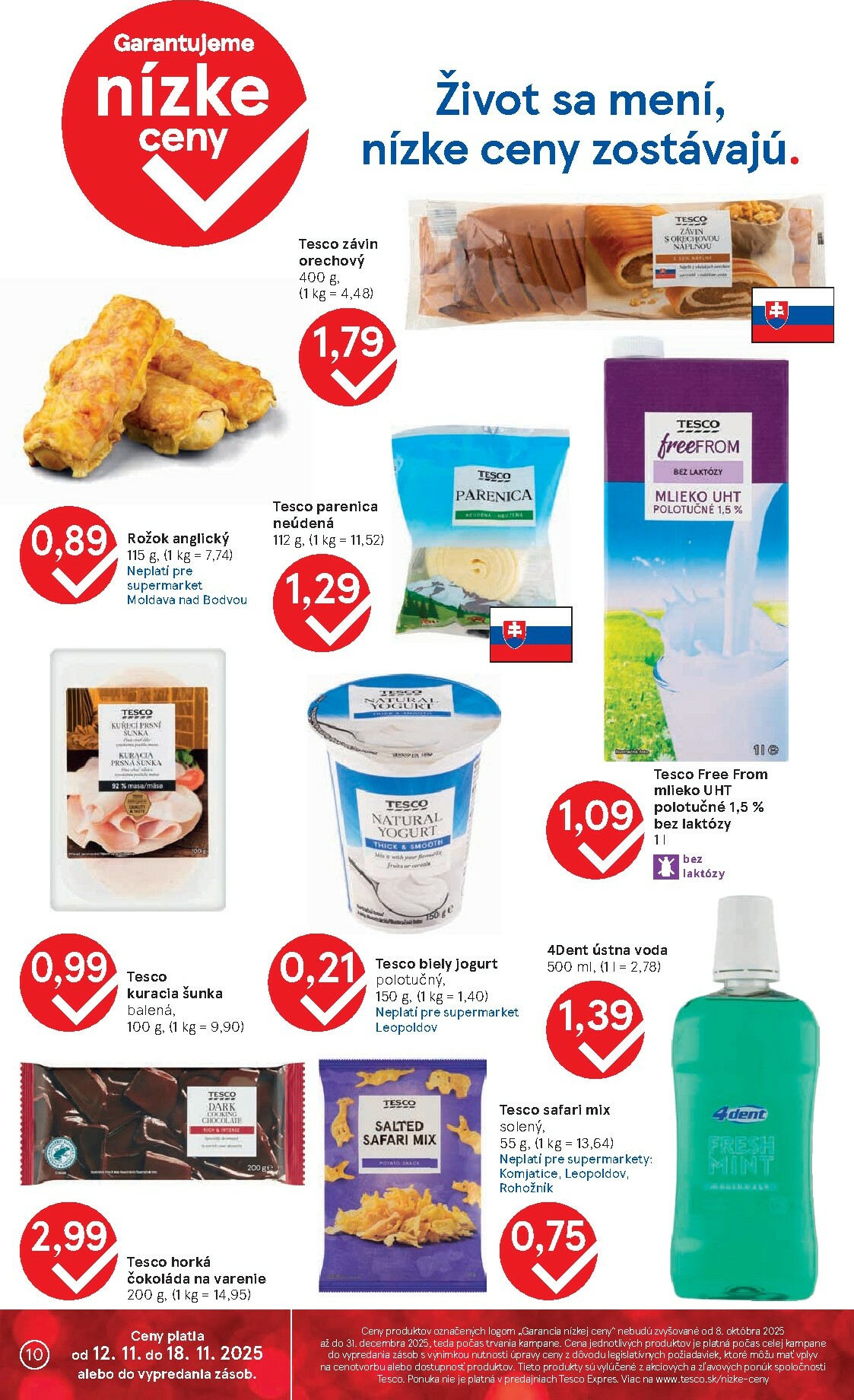 tesco - Leták Tesco supermarket platný od 12.11. do 18.11. - page: 10