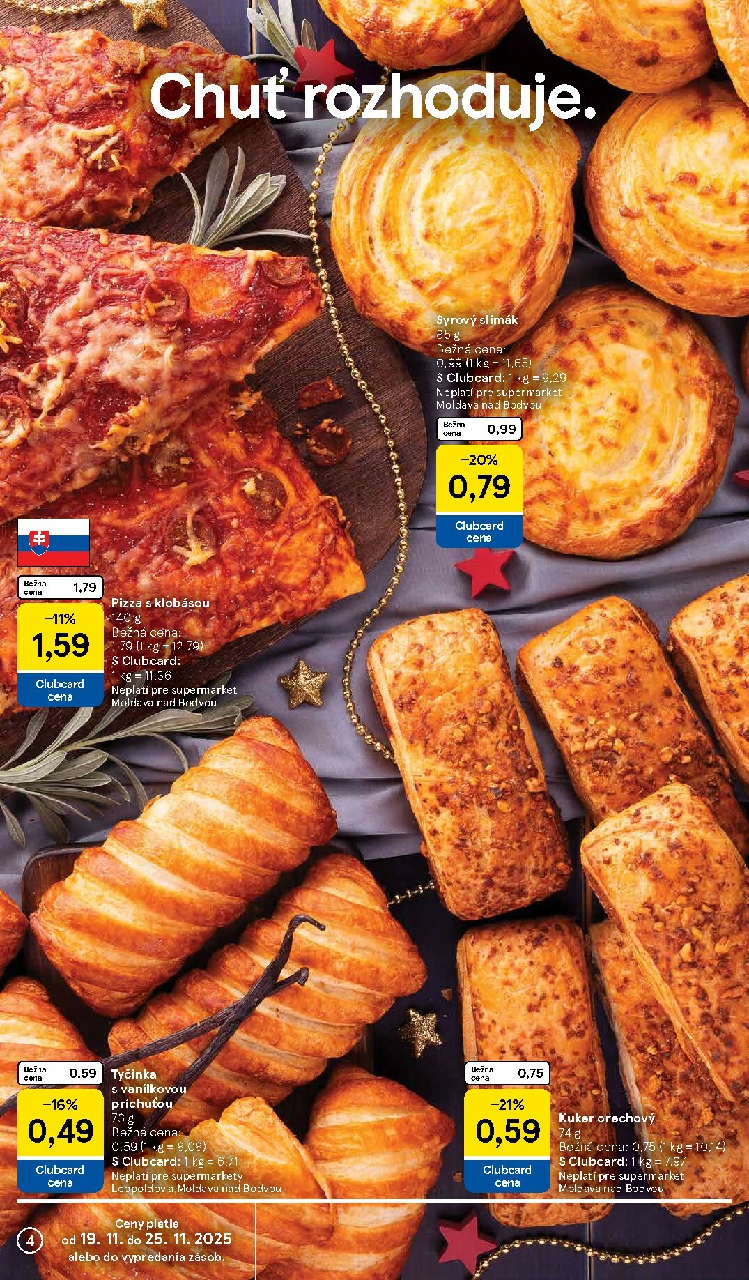 tesco - Leták Tesco supermarket platný od 19.11. do 25.11. - page: 4