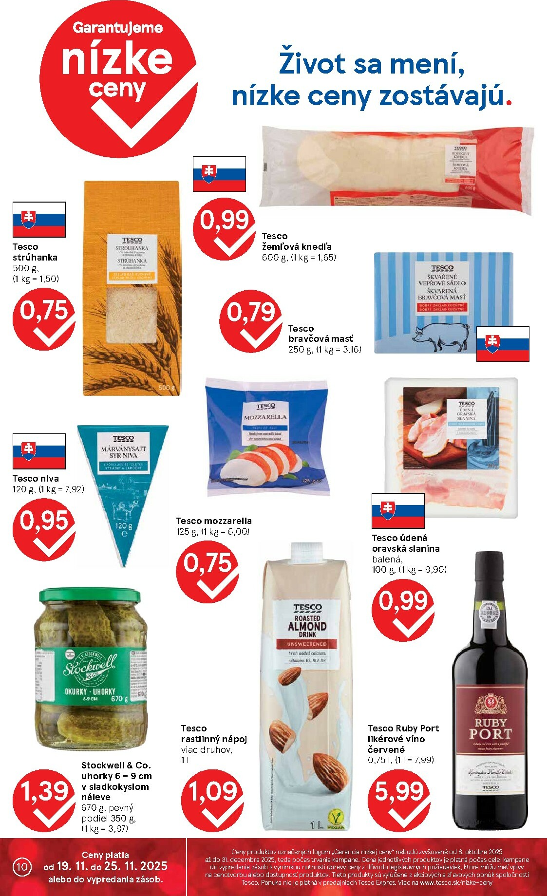 tesco - Leták Tesco supermarket platný od 19.11. do 25.11. - page: 10