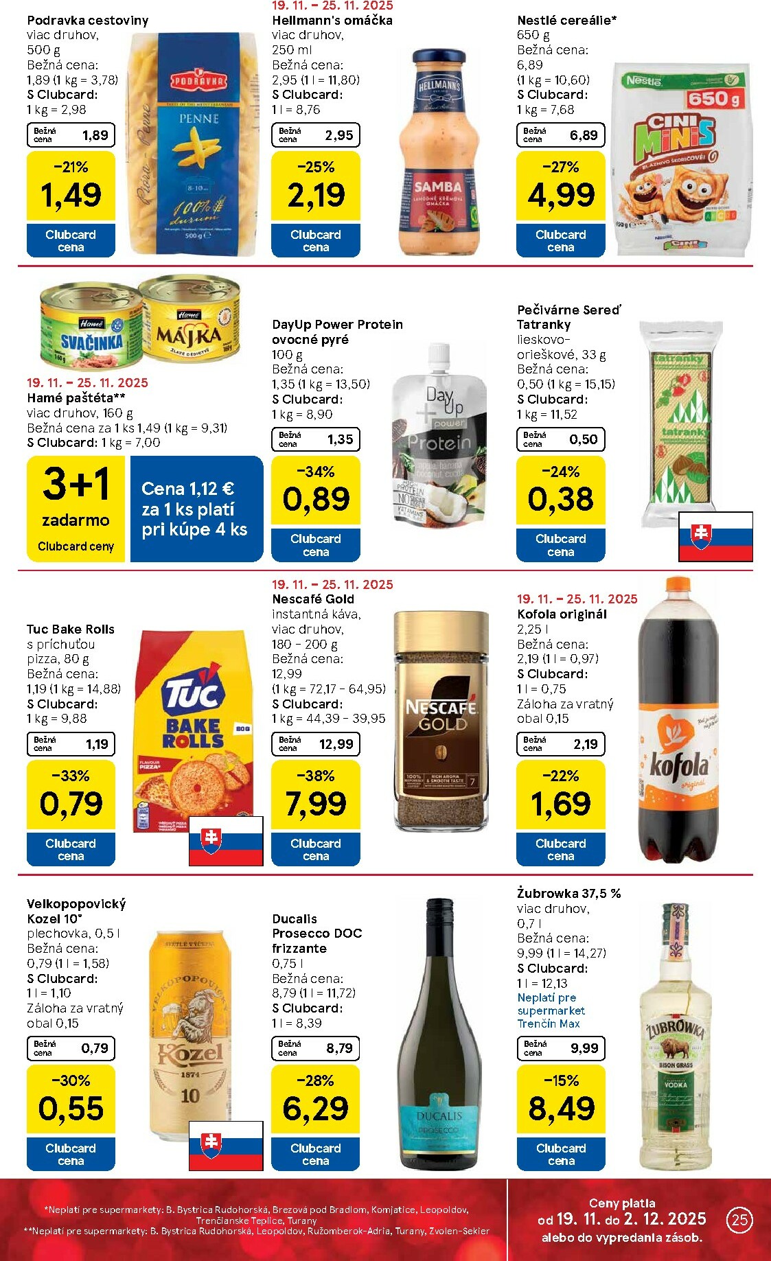 tesco - Leták Tesco supermarket platný od 19.11. do 25.11. - page: 25