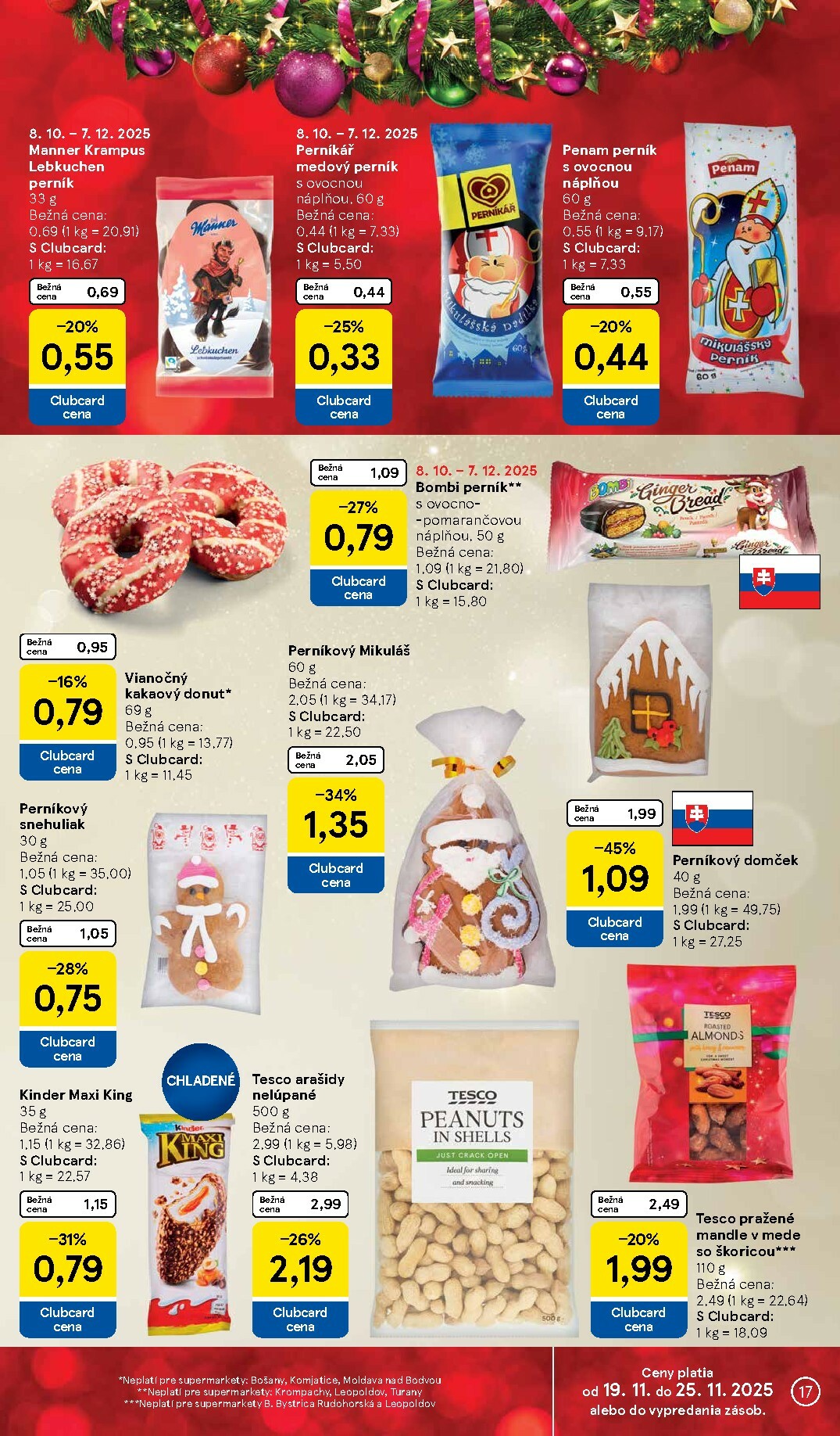 tesco - Leták Tesco supermarket platný od 19.11. do 25.11. - page: 17