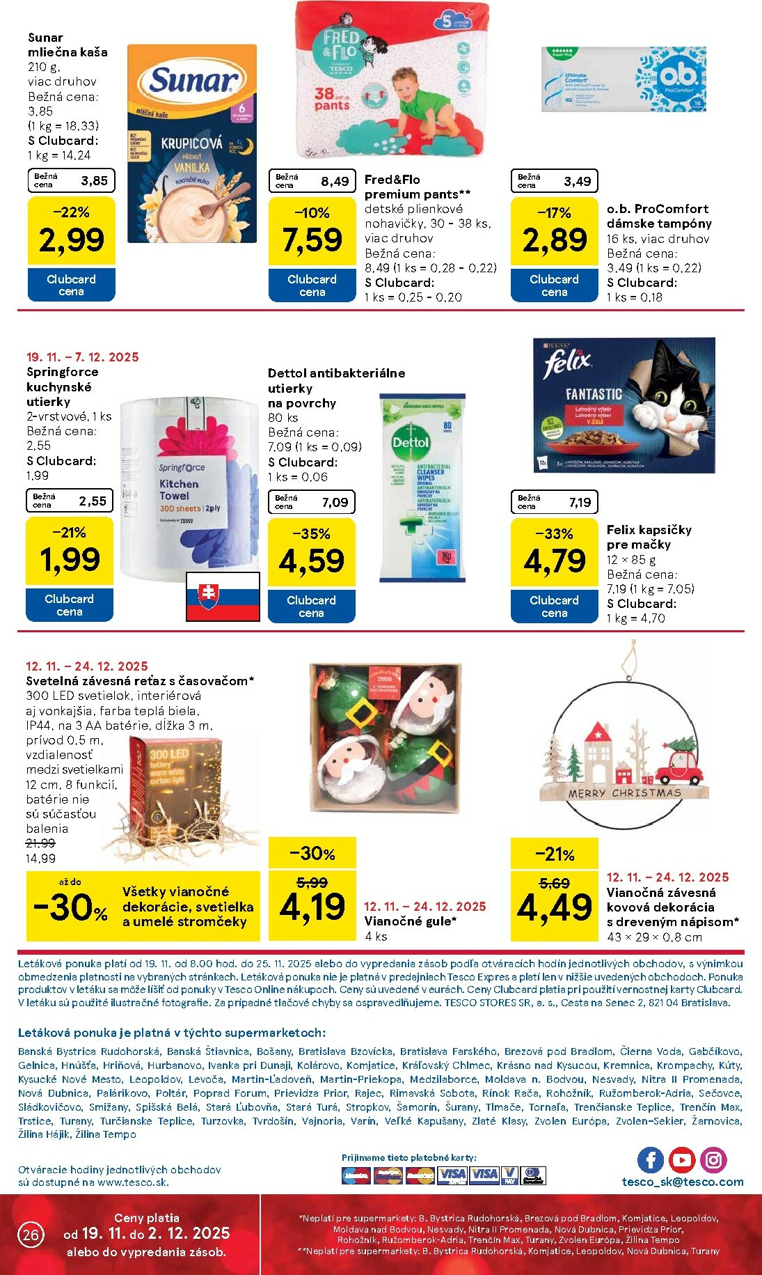 tesco - Leták Tesco supermarket platný od 19.11. do 25.11. - page: 26