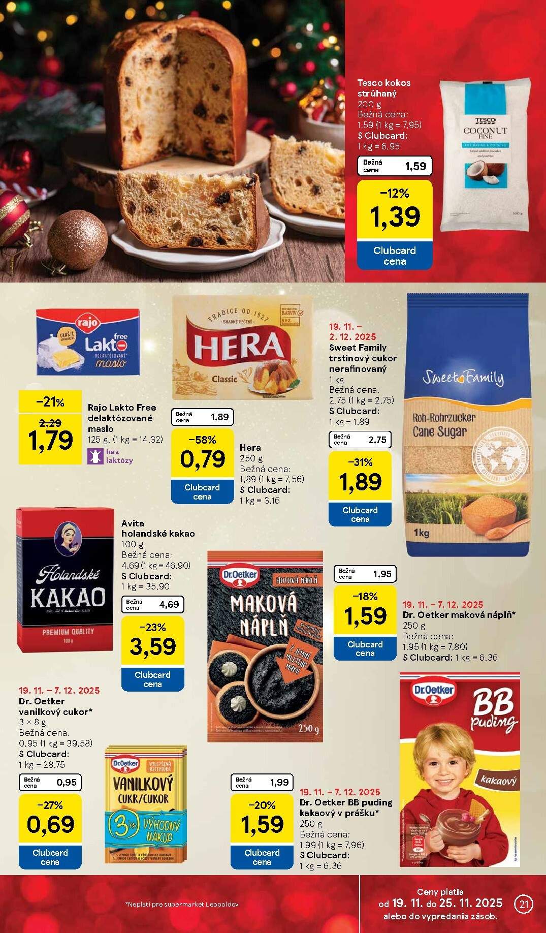 tesco - Leták Tesco supermarket platný od 19.11. do 25.11. - page: 21