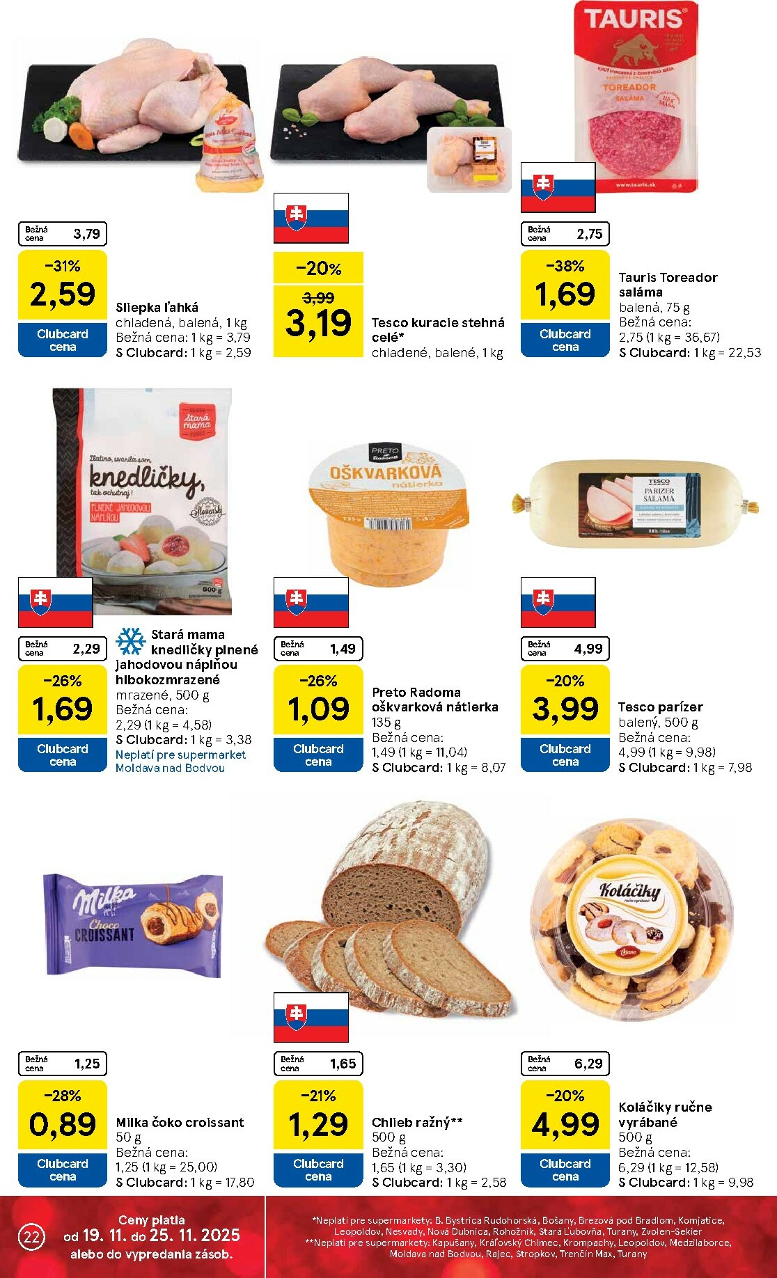 tesco - Leták Tesco supermarket platný od 19.11. do 25.11. - page: 22