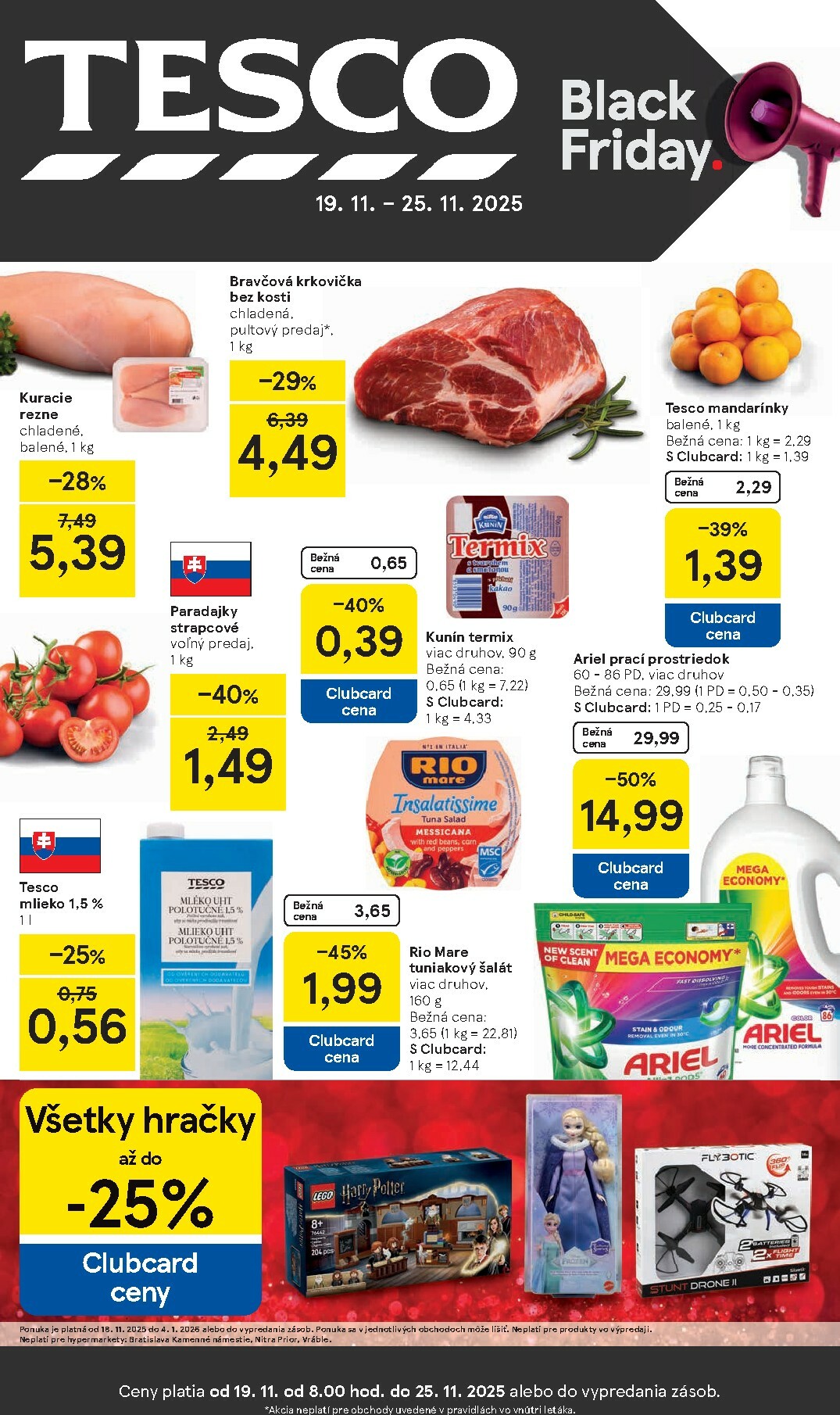 tesco - Leták Tesco platný od 19.11. do 25.11.