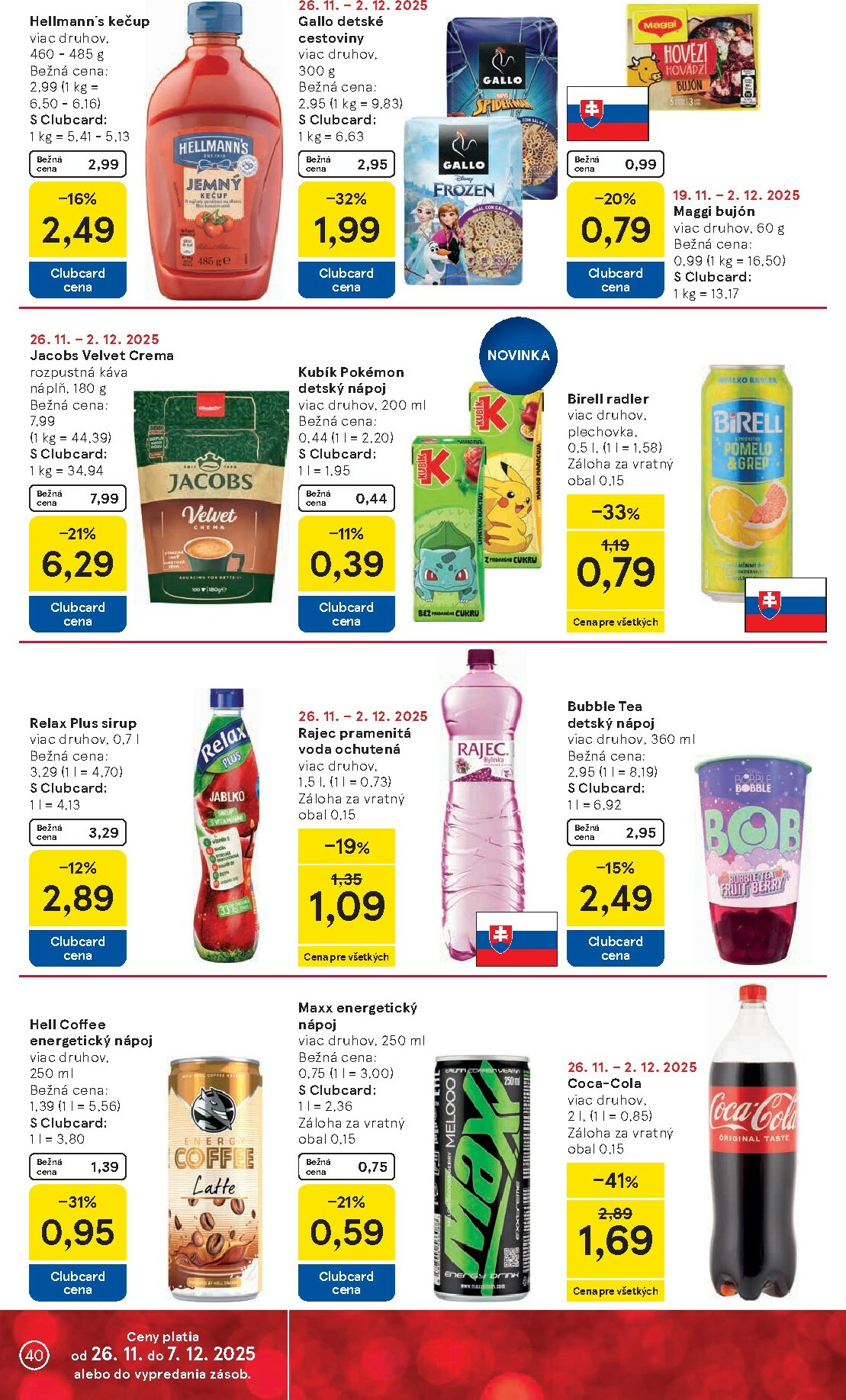 tesco - Leták Tesco platný od 26.11. do 02.12. - page: 40
