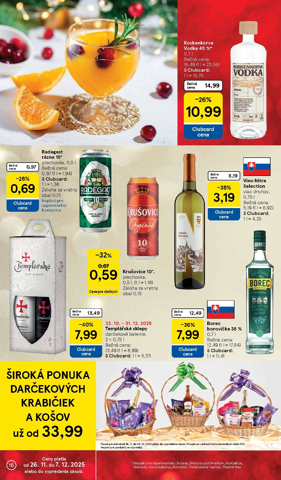 tesco - Leták Tesco supermarket platný od 26.11. do 02.12. - page: 16