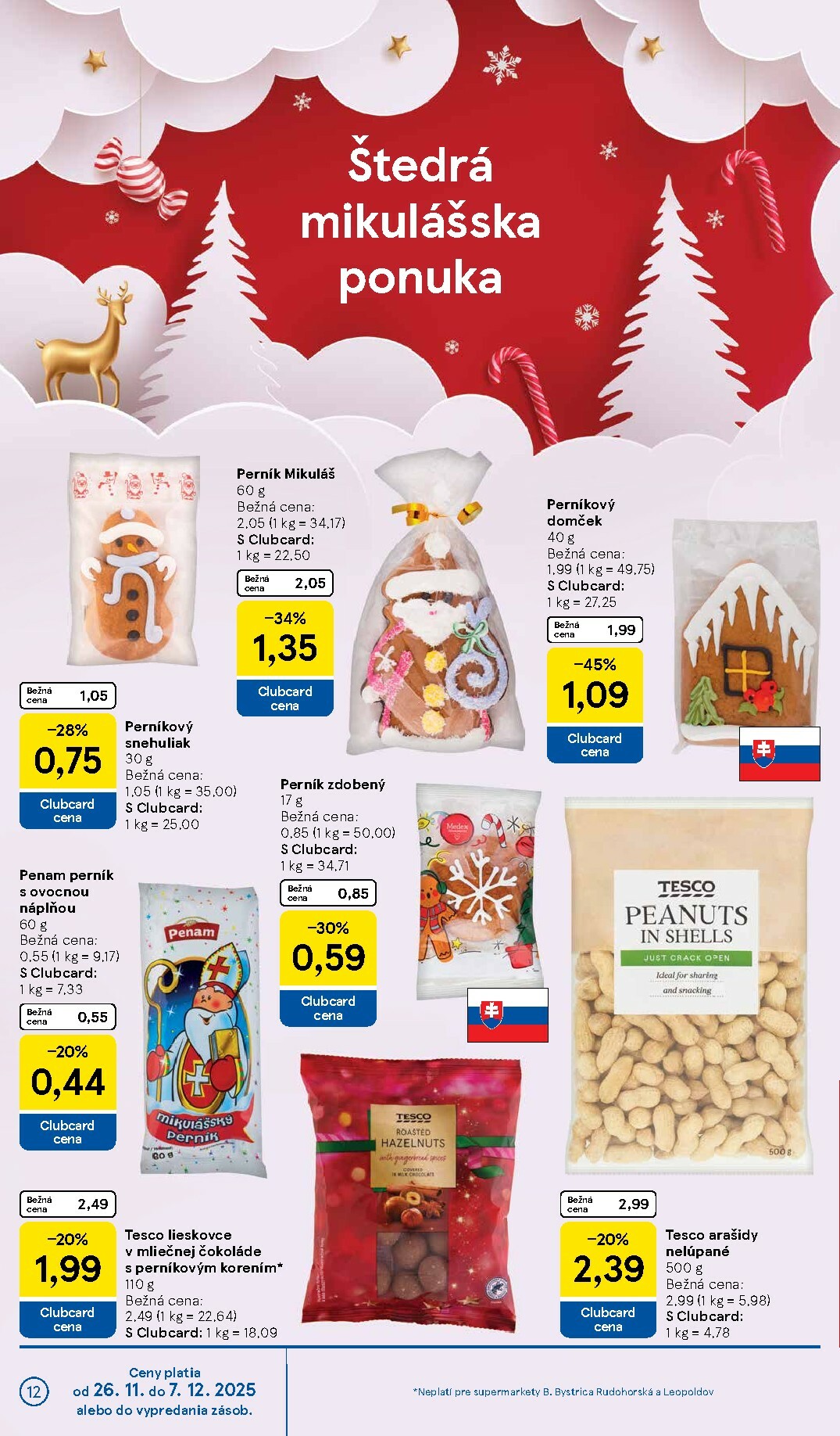 tesco - Leták Tesco supermarket platný od 26.11. do 02.12. - page: 12