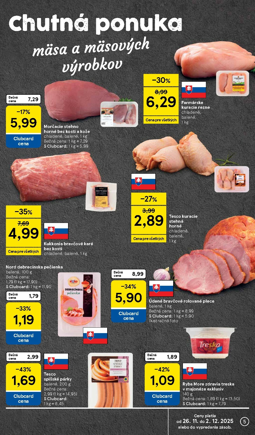 tesco - Leták Tesco supermarket platný od 26.11. do 02.12. - page: 5
