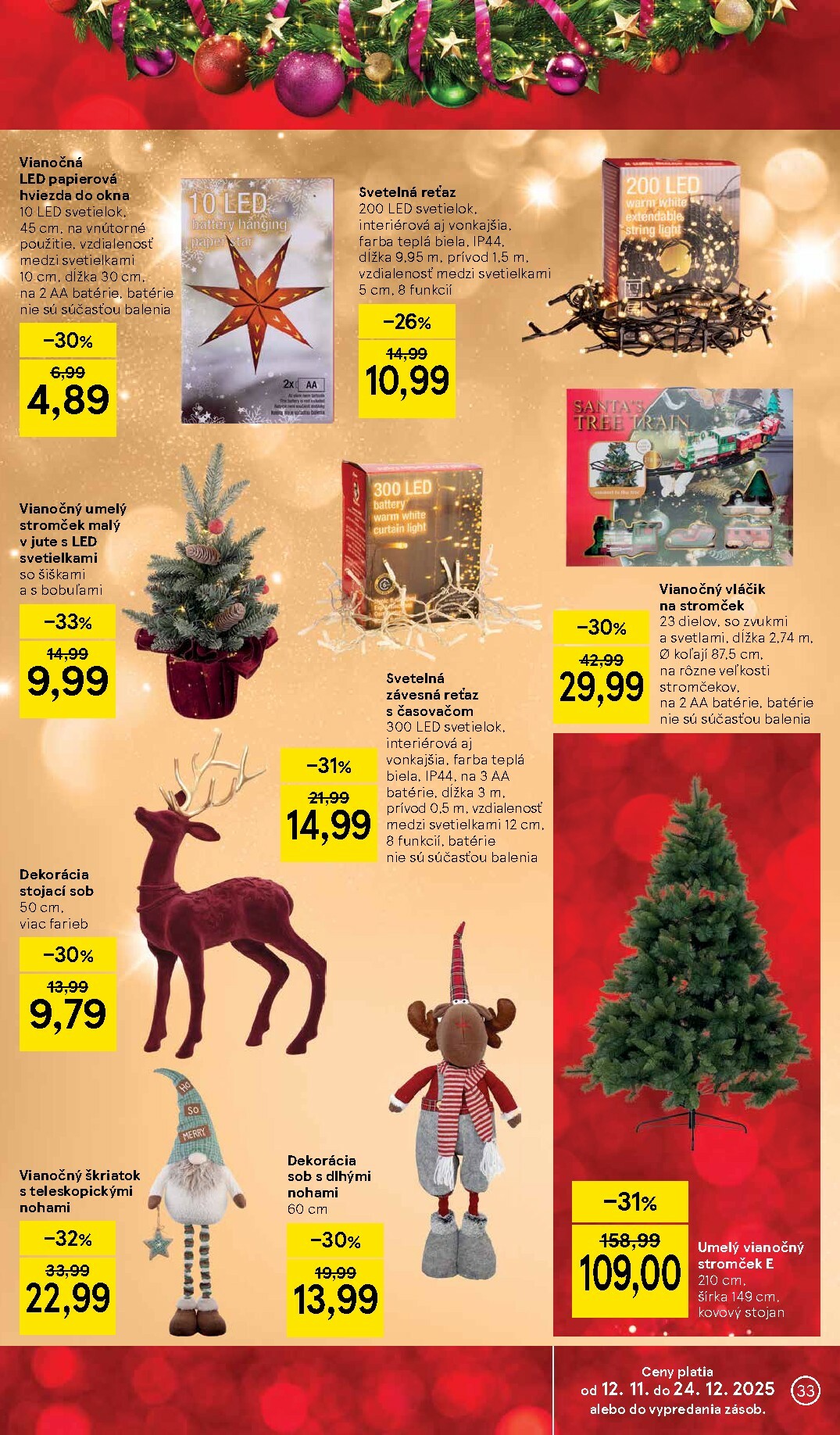 tesco - Leták Tesco - Vianočný katalóg platný od 24.11. do 26.12. - page: 33