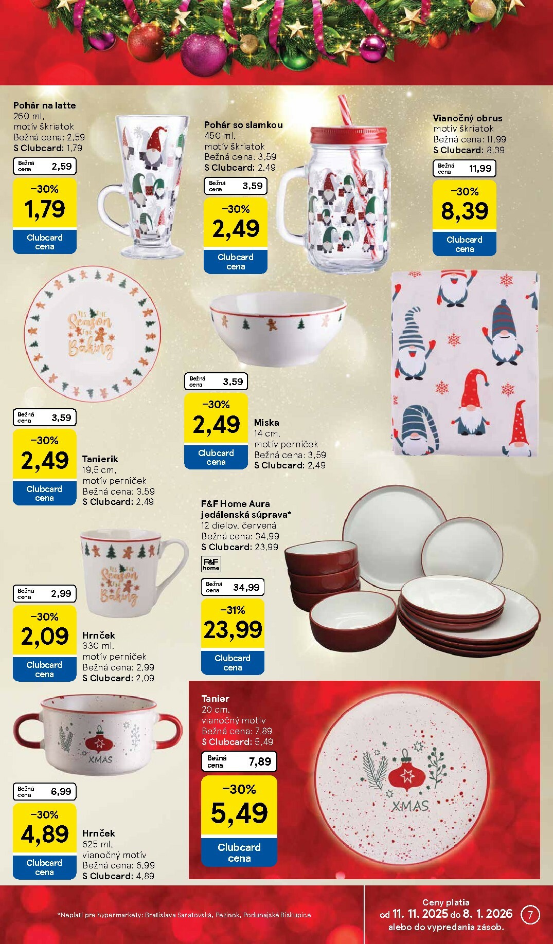 tesco - Leták Tesco - Vianočný katalóg platný od 24.11. do 26.12. - page: 7