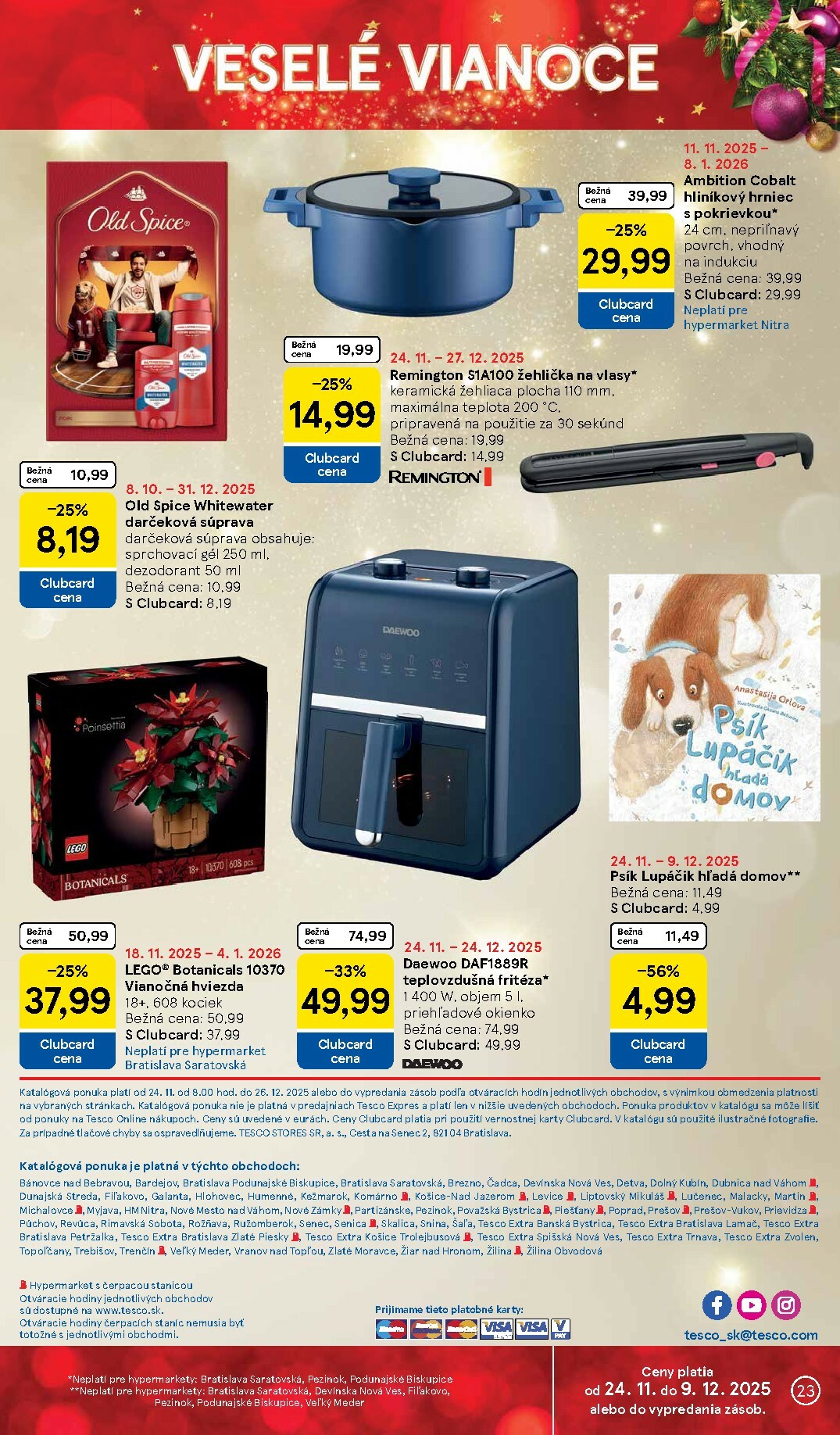 tesco - Leták Tesco - Vianočný katalóg platný od 24.11. do 26.12. - page: 23