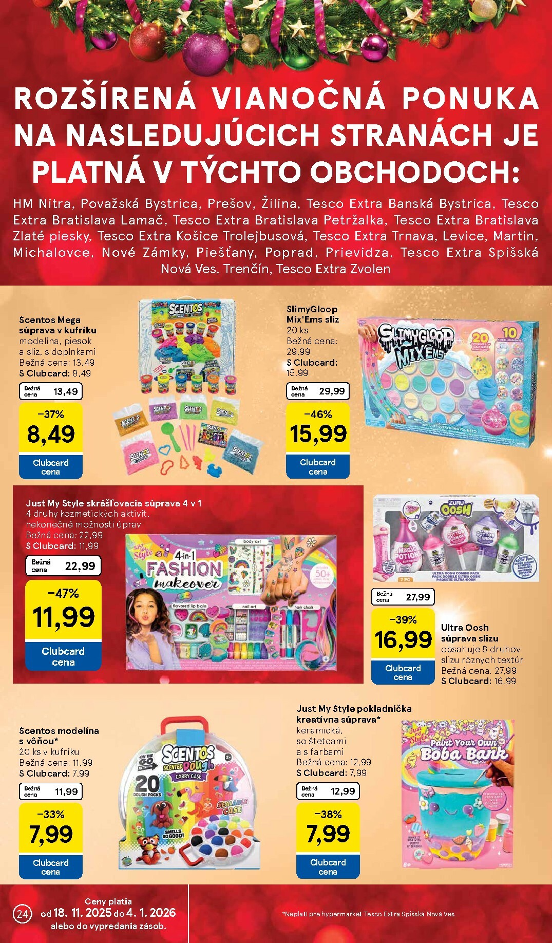 tesco - Leták Tesco - Vianočný katalóg platný od 24.11. do 26.12. - page: 24