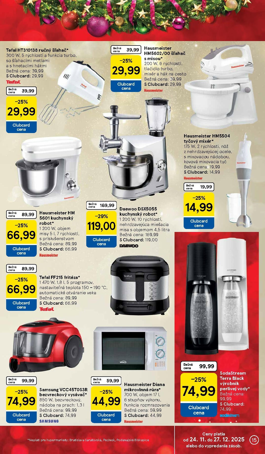 tesco - Leták Tesco - Vianočný katalóg platný od 24.11. do 26.12. - page: 15