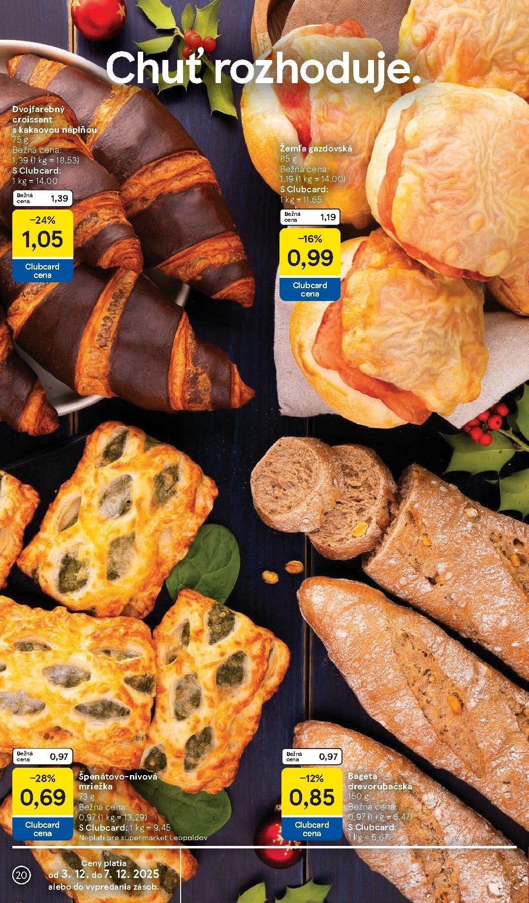 tesco - Leták Tesco supermarket platný od 03.12. do 07.12. - page: 20