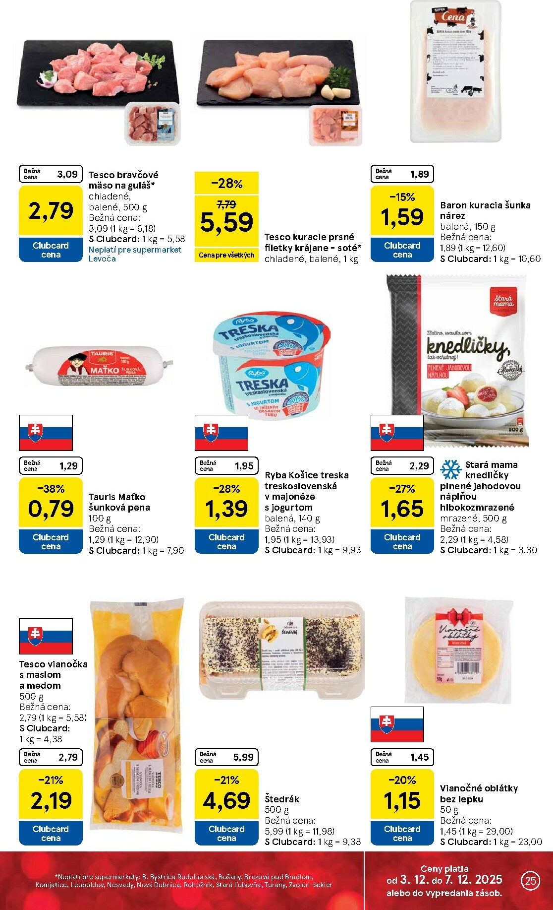 tesco - Leták Tesco supermarket platný od 03.12. do 07.12. - page: 25