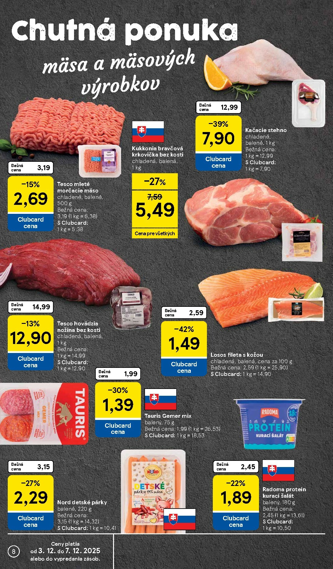 tesco - Leták Tesco supermarket platný od 03.12. do 07.12. - page: 8