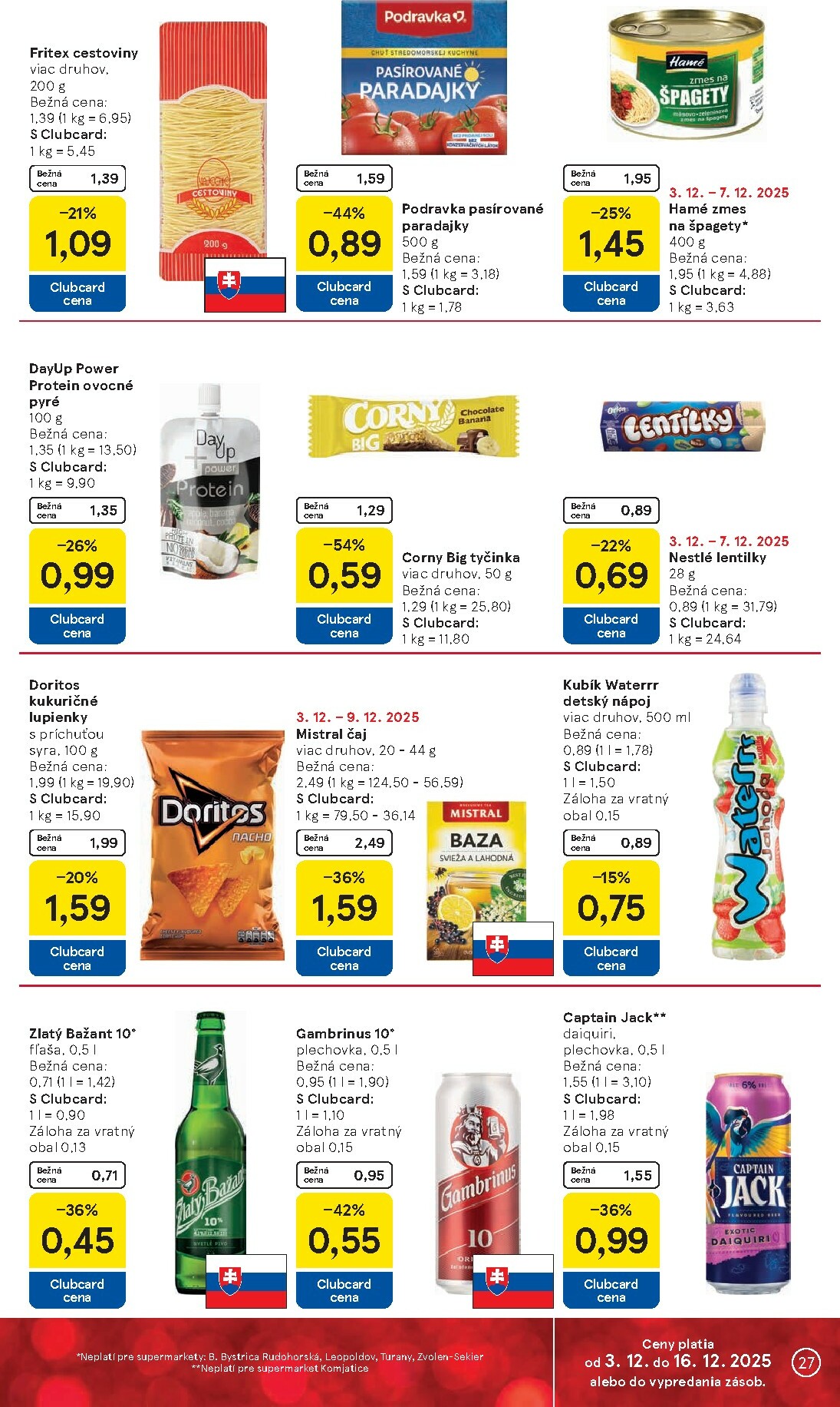 tesco - Leták Tesco supermarket platný od 03.12. do 07.12. - page: 27