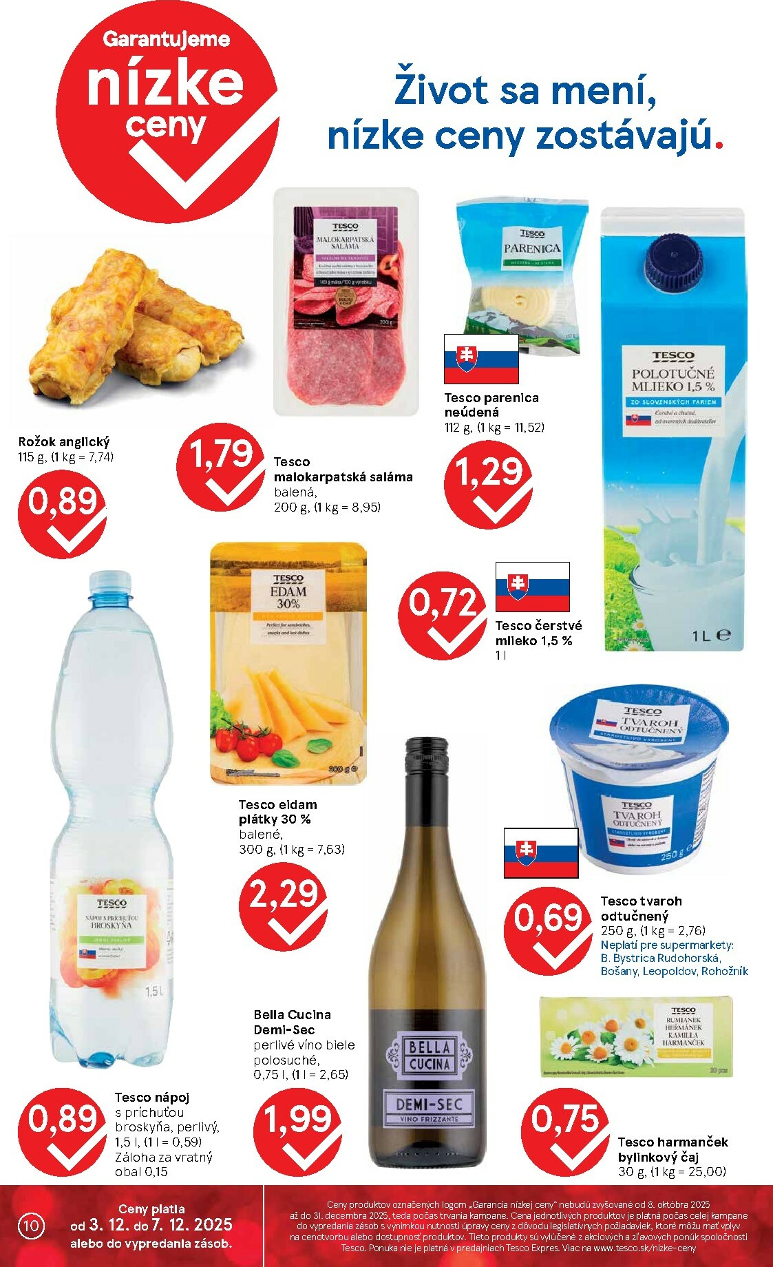 tesco - Leták Tesco supermarket platný od 03.12. do 07.12. - page: 10