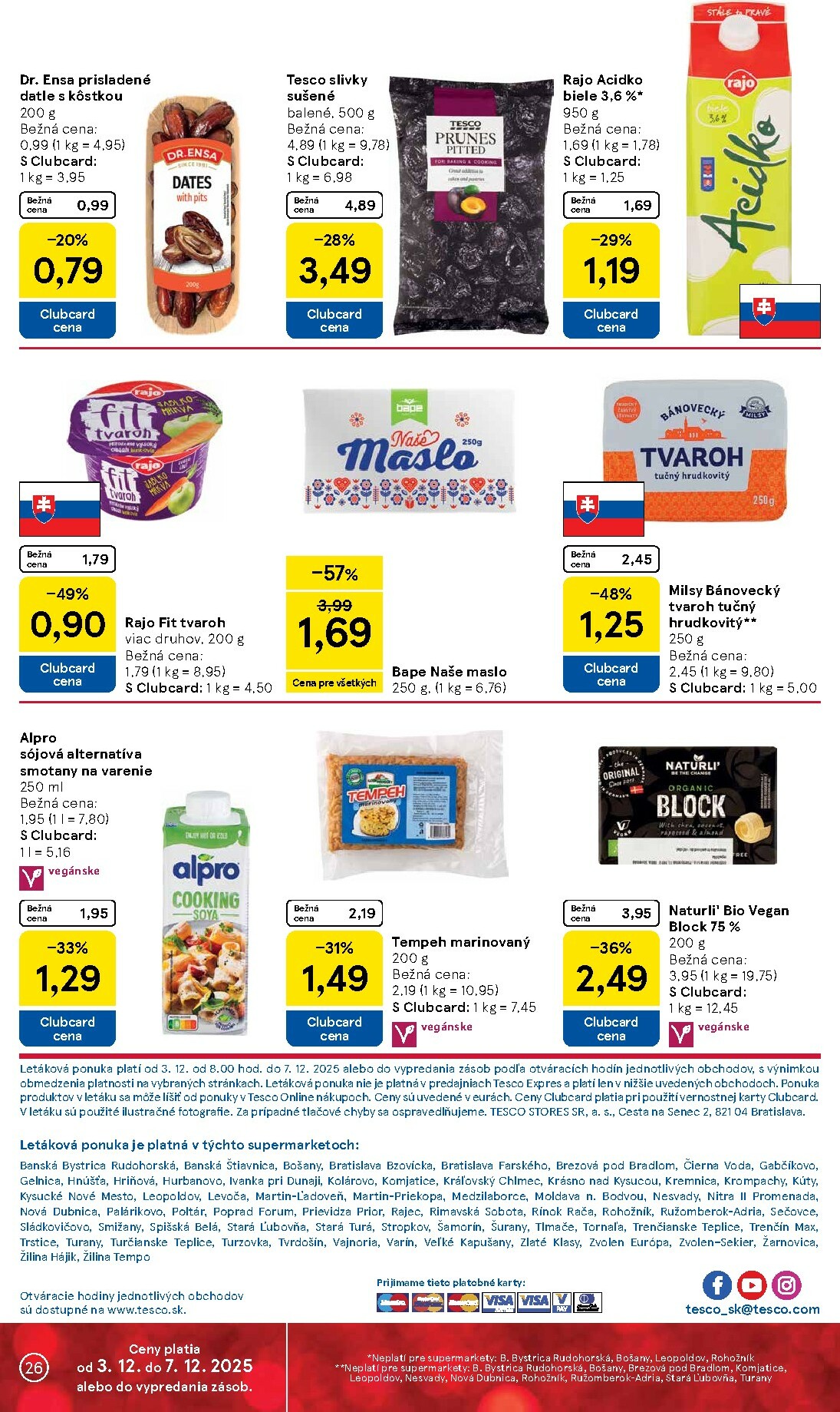 tesco - Leták Tesco supermarket platný od 03.12. do 07.12. - page: 26