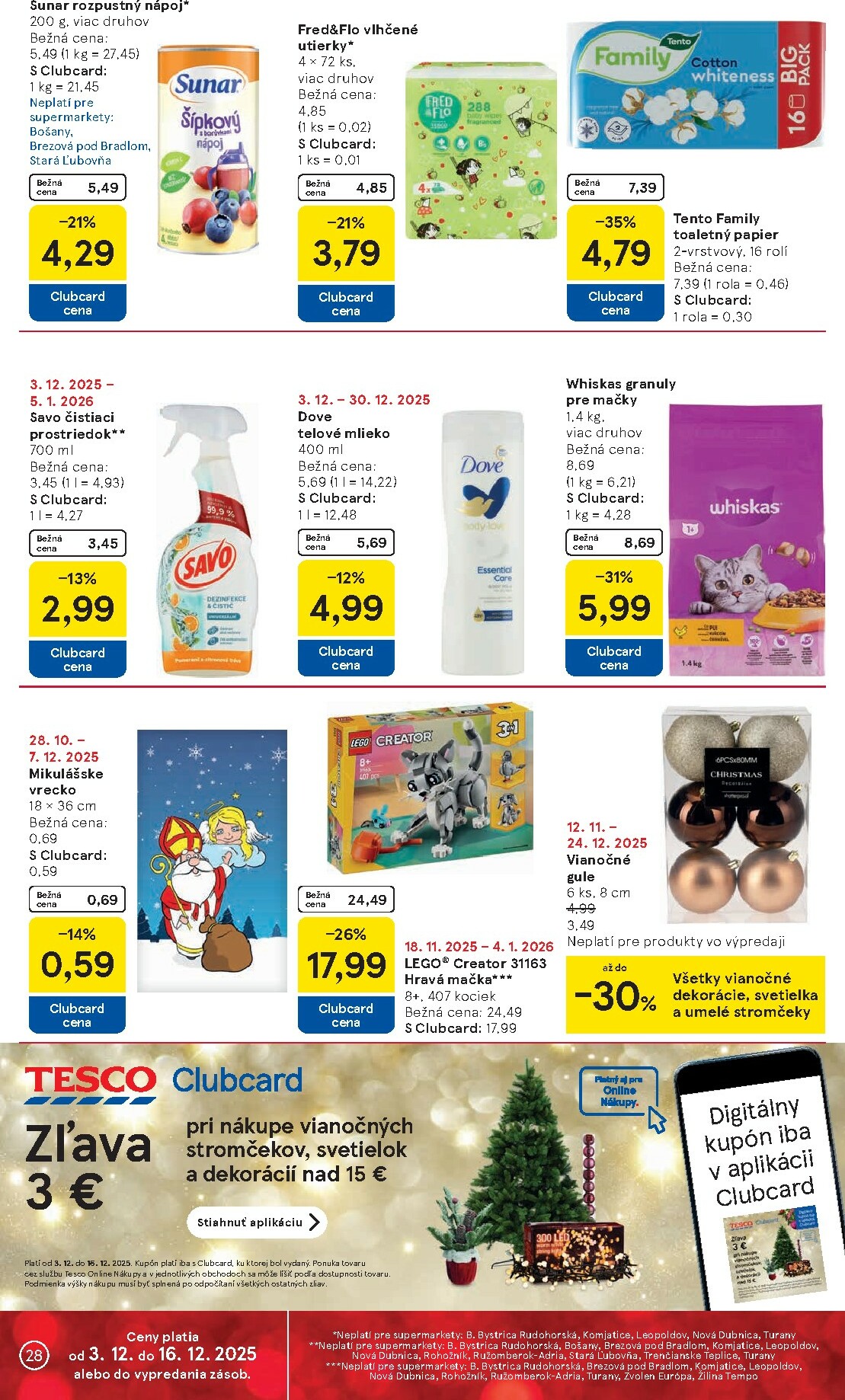 tesco - Leták Tesco supermarket platný od 03.12. do 07.12. - page: 28