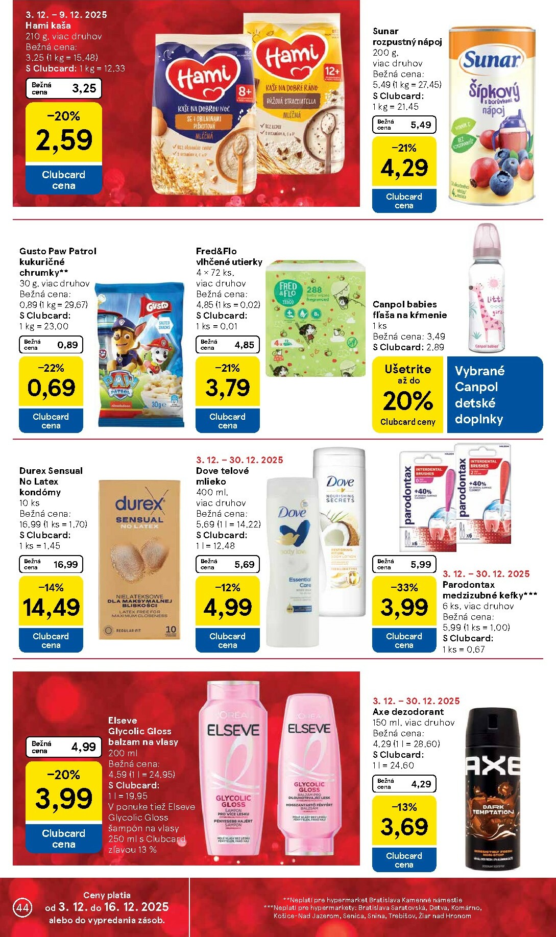 tesco - Leták Tesco platný od 03.12. do 07.12. - page: 44