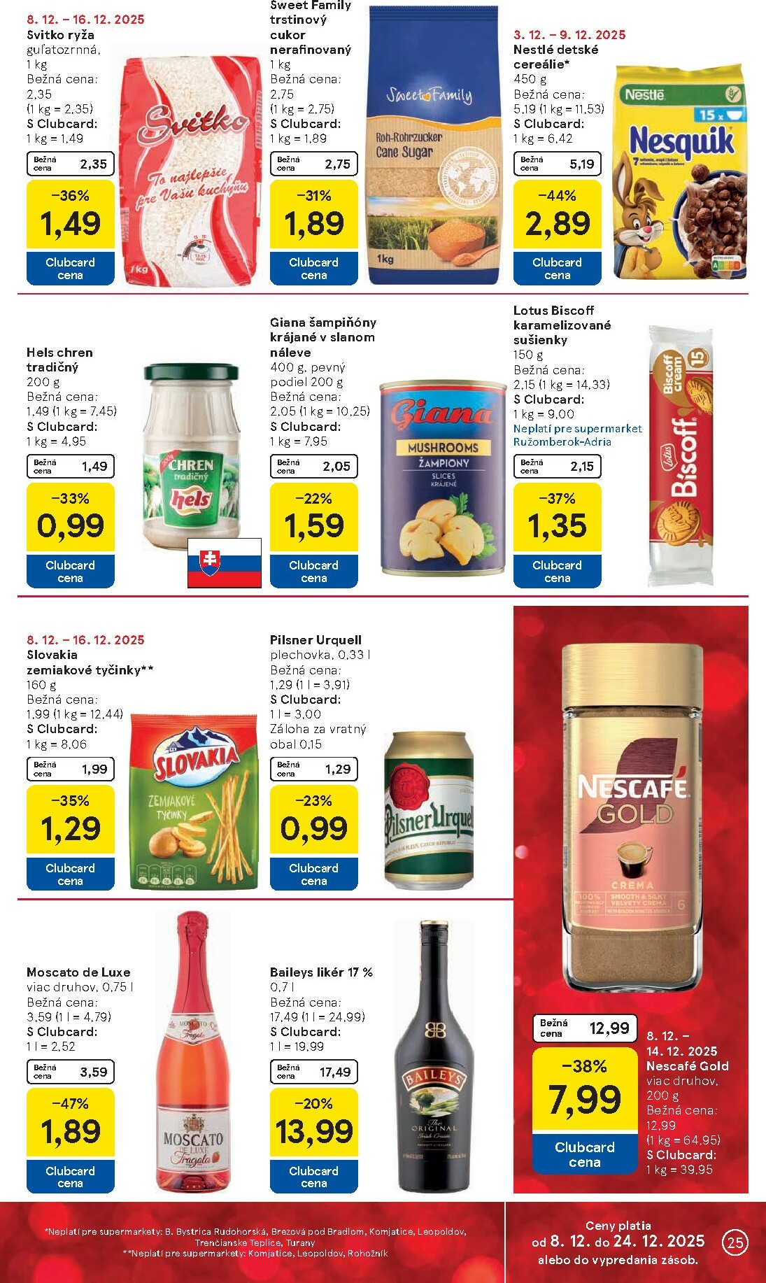 tesco - Leták Tesco supermarket platný od 08.12. do 16.12. - page: 25