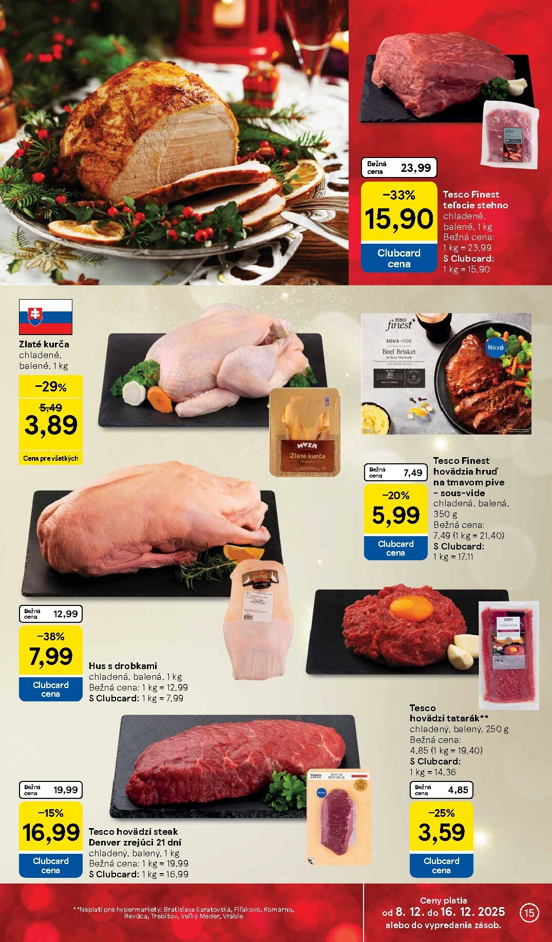 tesco - Leták Tesco platný od 08.12. do 16.12. - page: 15