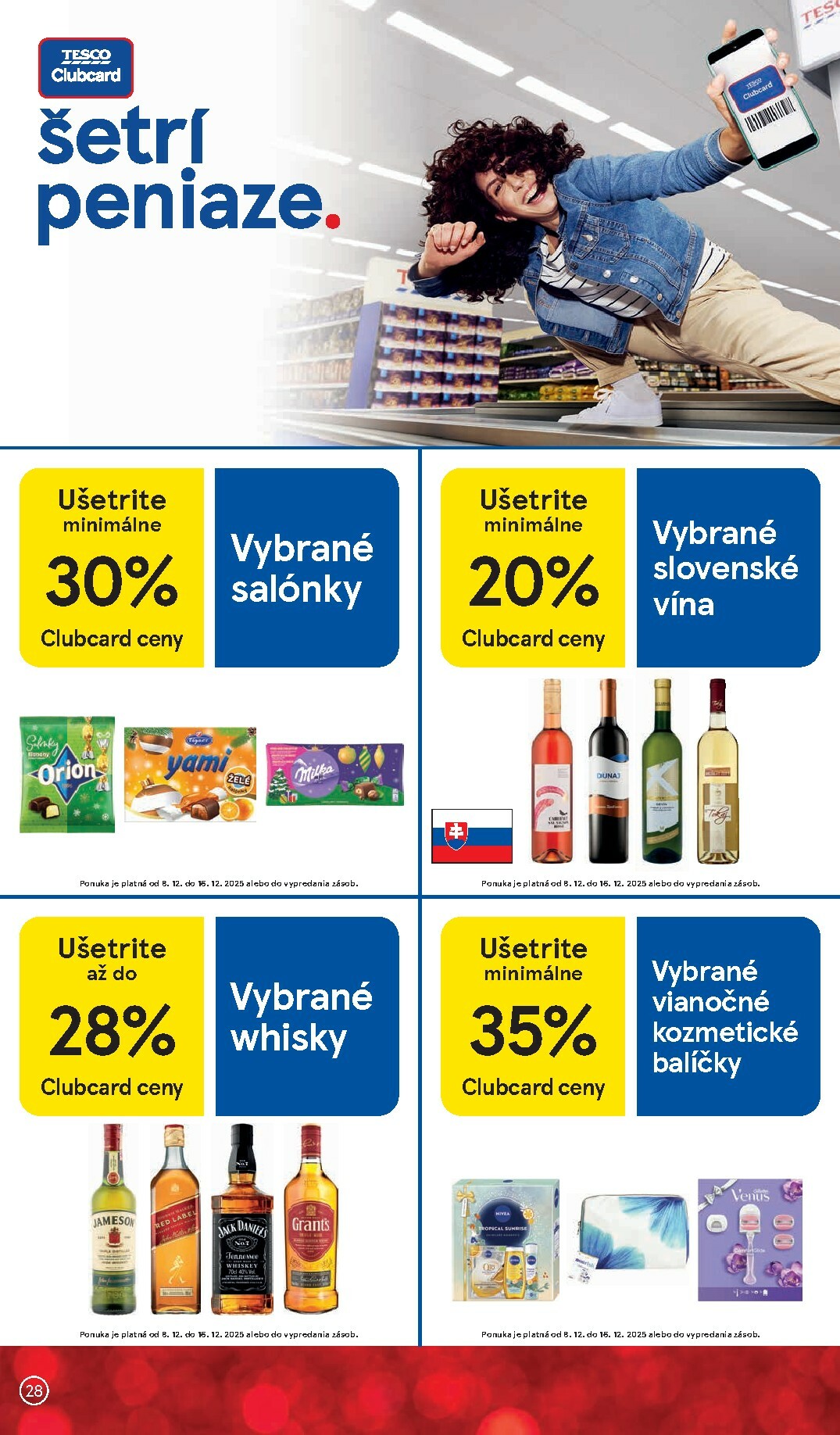 tesco - Leták Tesco platný od 08.12. do 16.12. - page: 28
