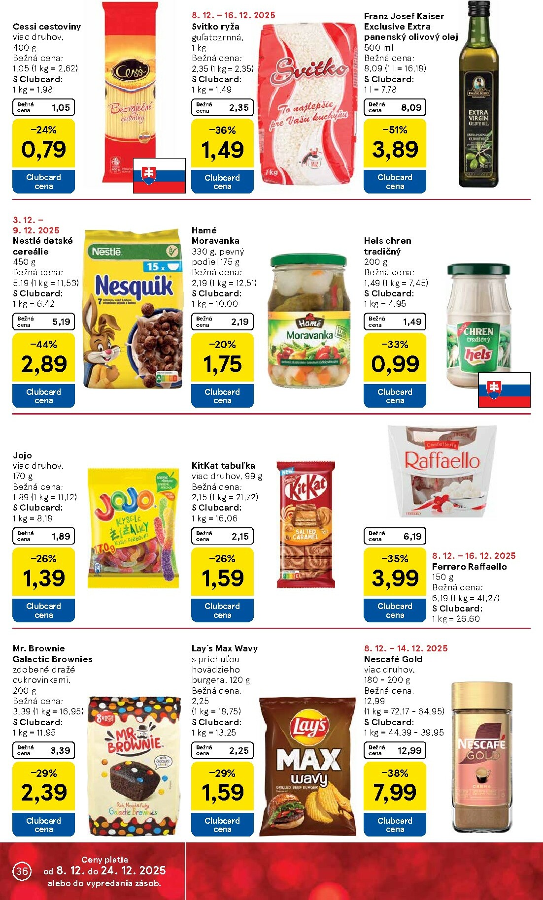 tesco - Leták Tesco platný od 08.12. do 16.12. - page: 36