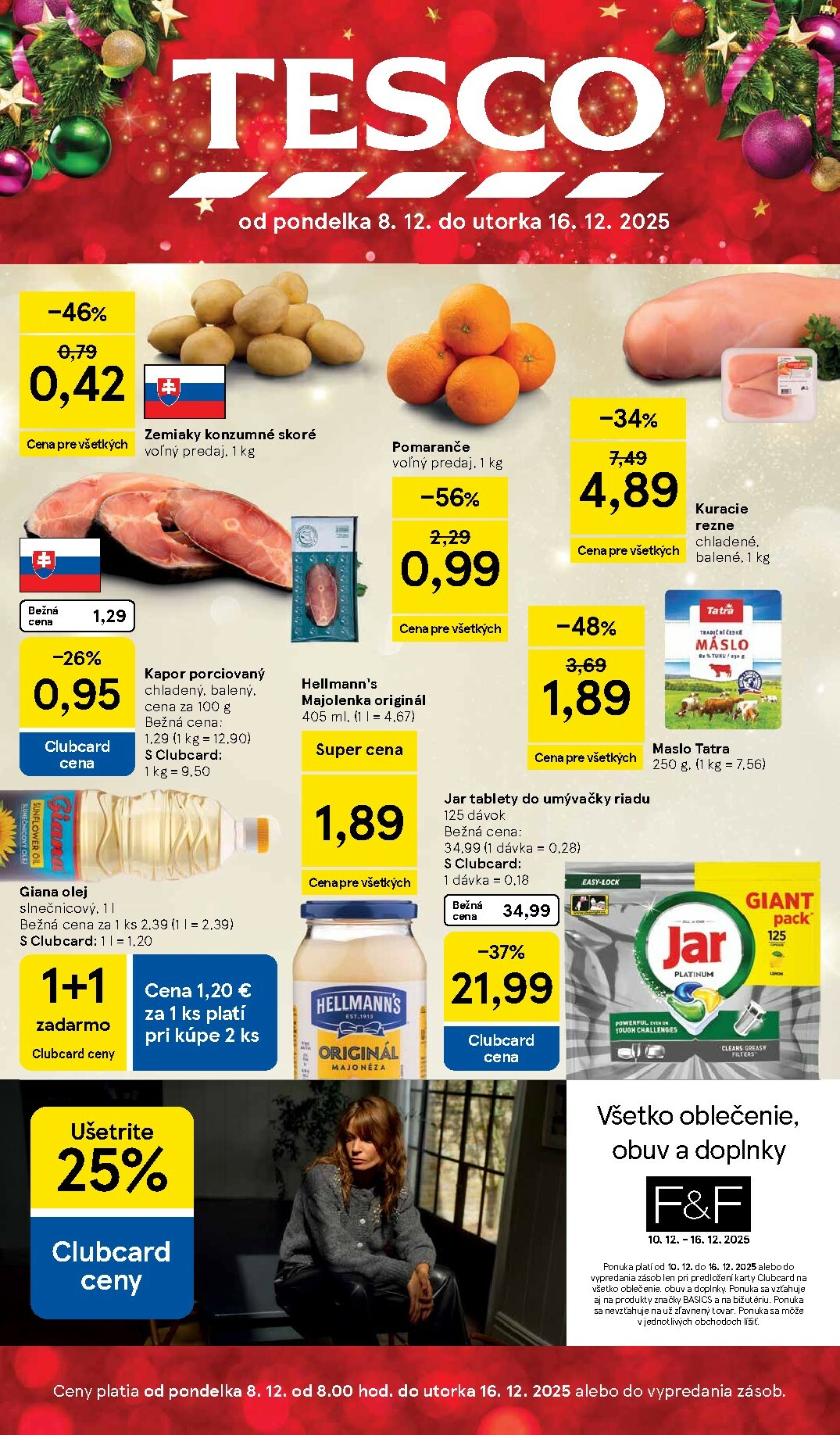 tesco - Leták Tesco platný od 08.12. do 16.12.